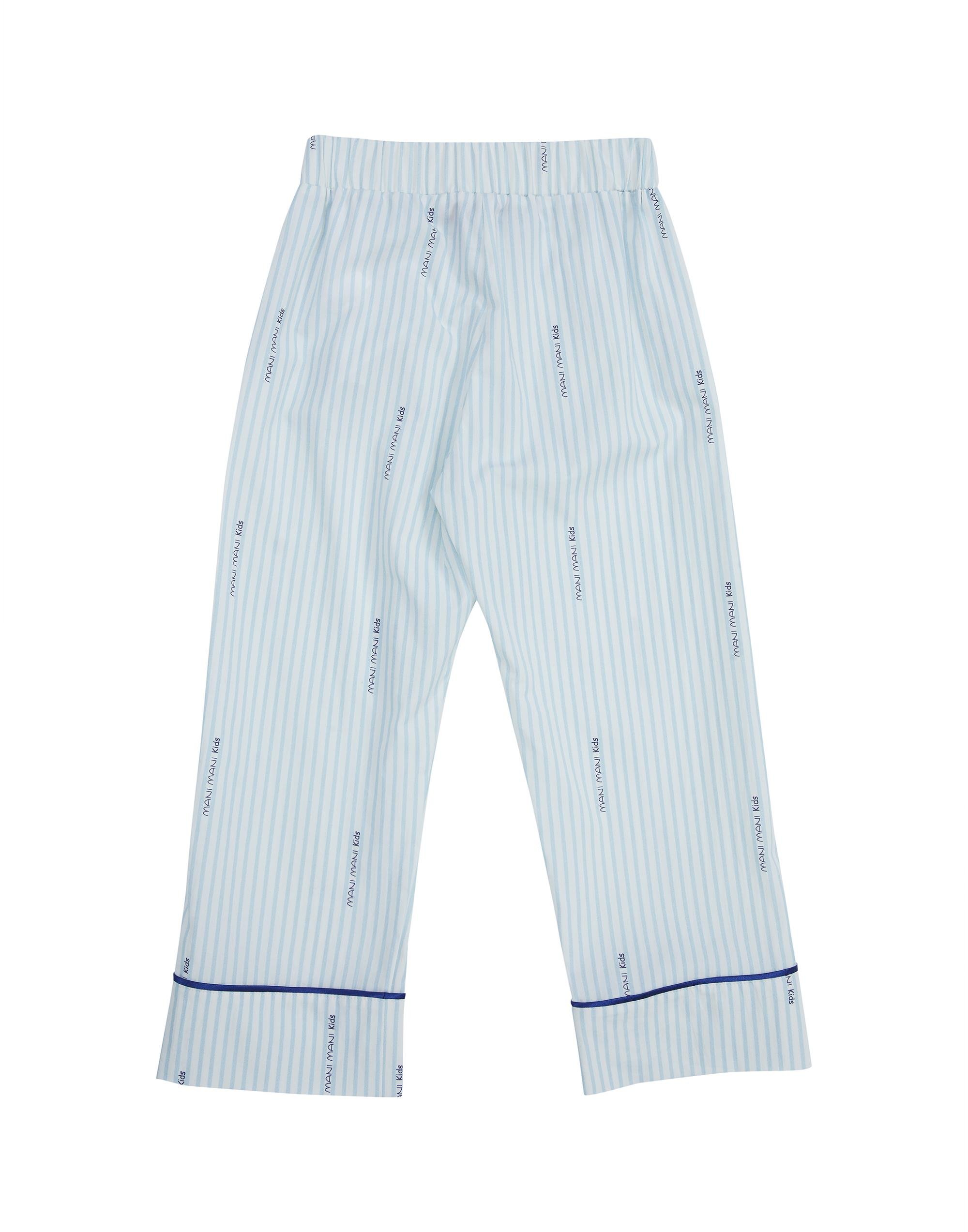 BELİ LASTİKLİ YANLARDAN CEPLİ KONTRAST BİYELİ DESENLİ PİJAMA ALTI - junior, designer dresses, bachelorette, party dresses and graduation dresses.