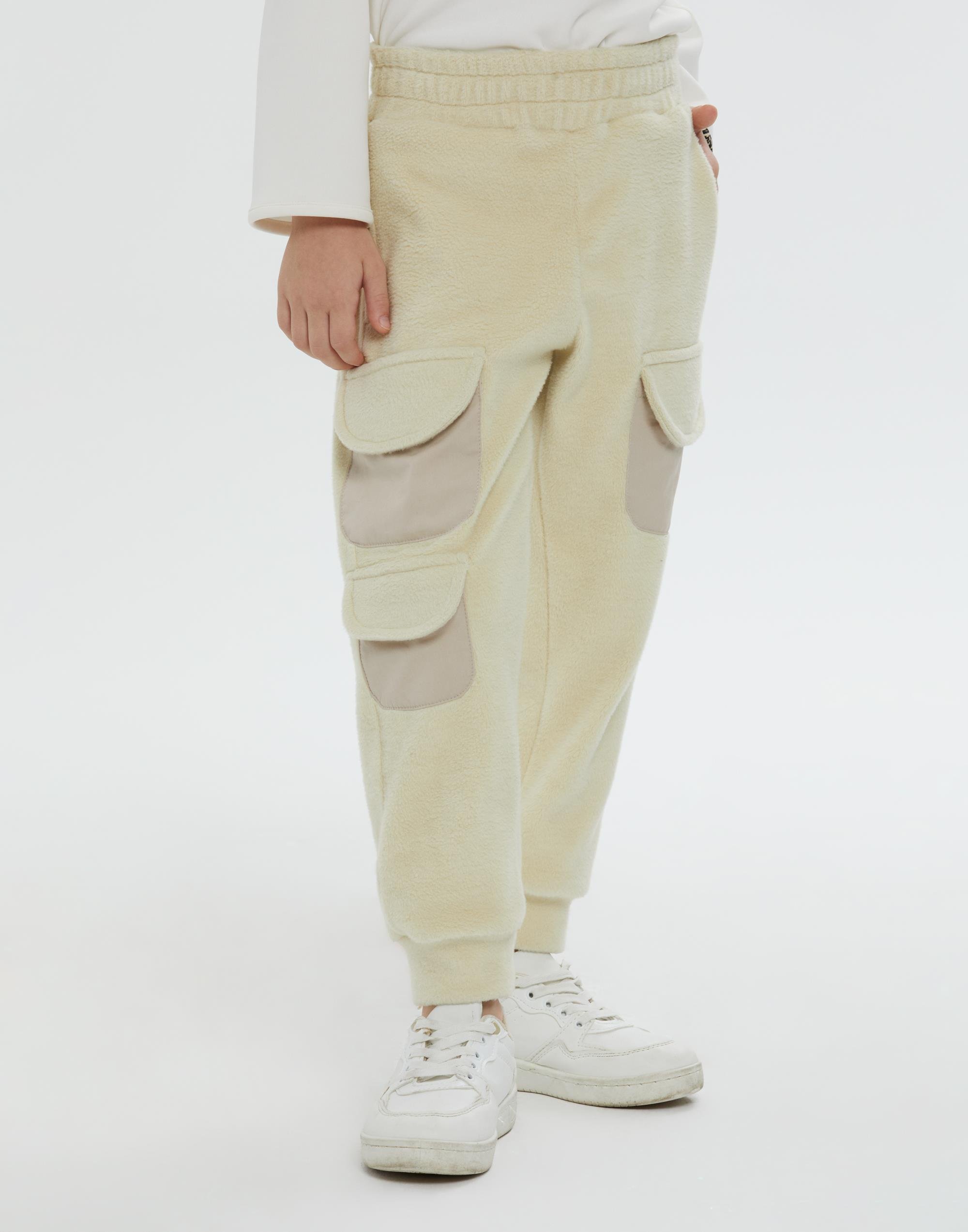 Beli Ve Paçası Lastikli Torba Cepli Ekru Erkek Çocuk Eşofman Altı - junior, designer dresses, bachelorette, party dresses and graduation dresses.