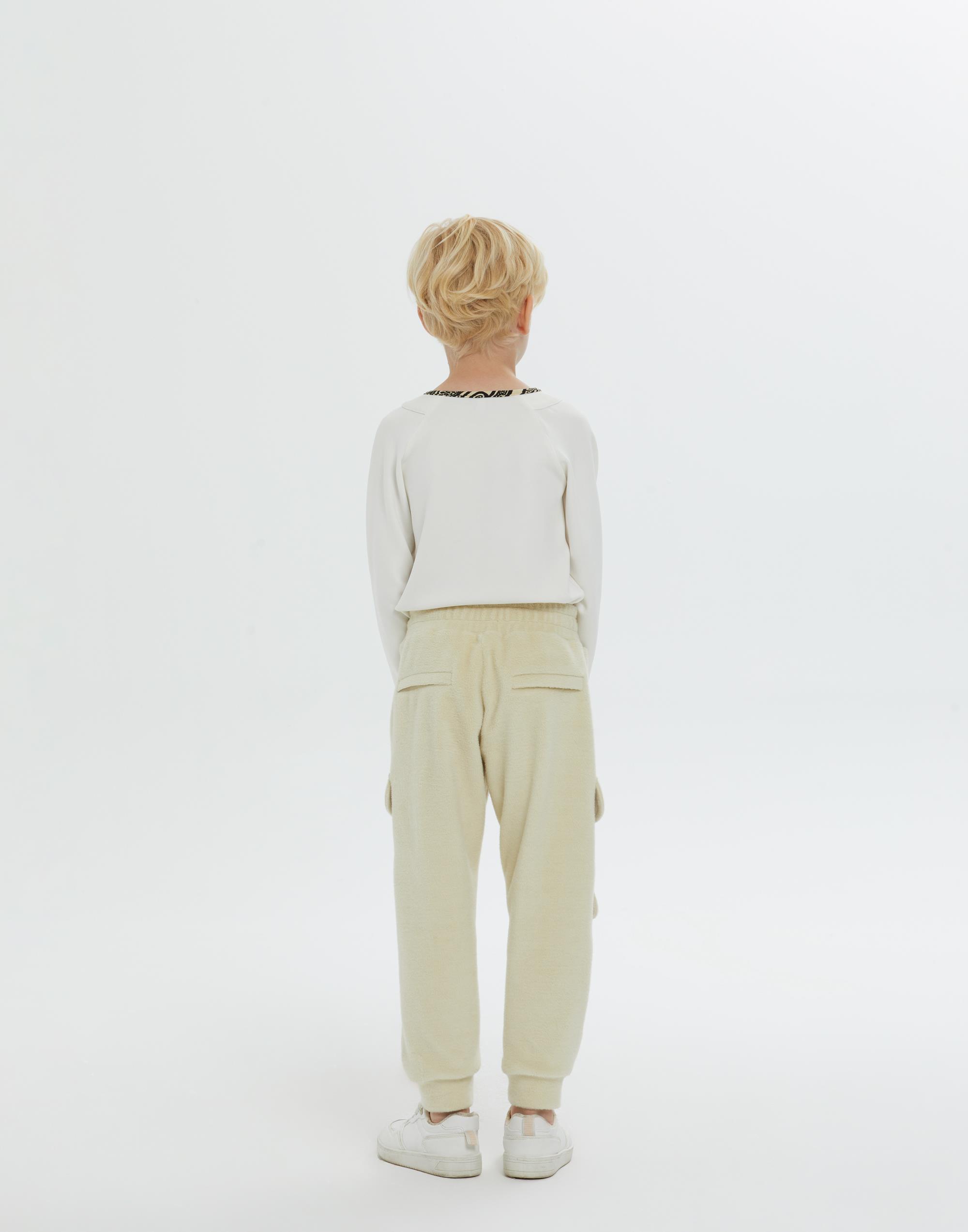 Beli Ve Paçası Lastikli Torba Cepli Ekru Erkek Çocuk Eşofman Altı - junior, designer dresses, bachelorette, party dresses and graduation dresses.