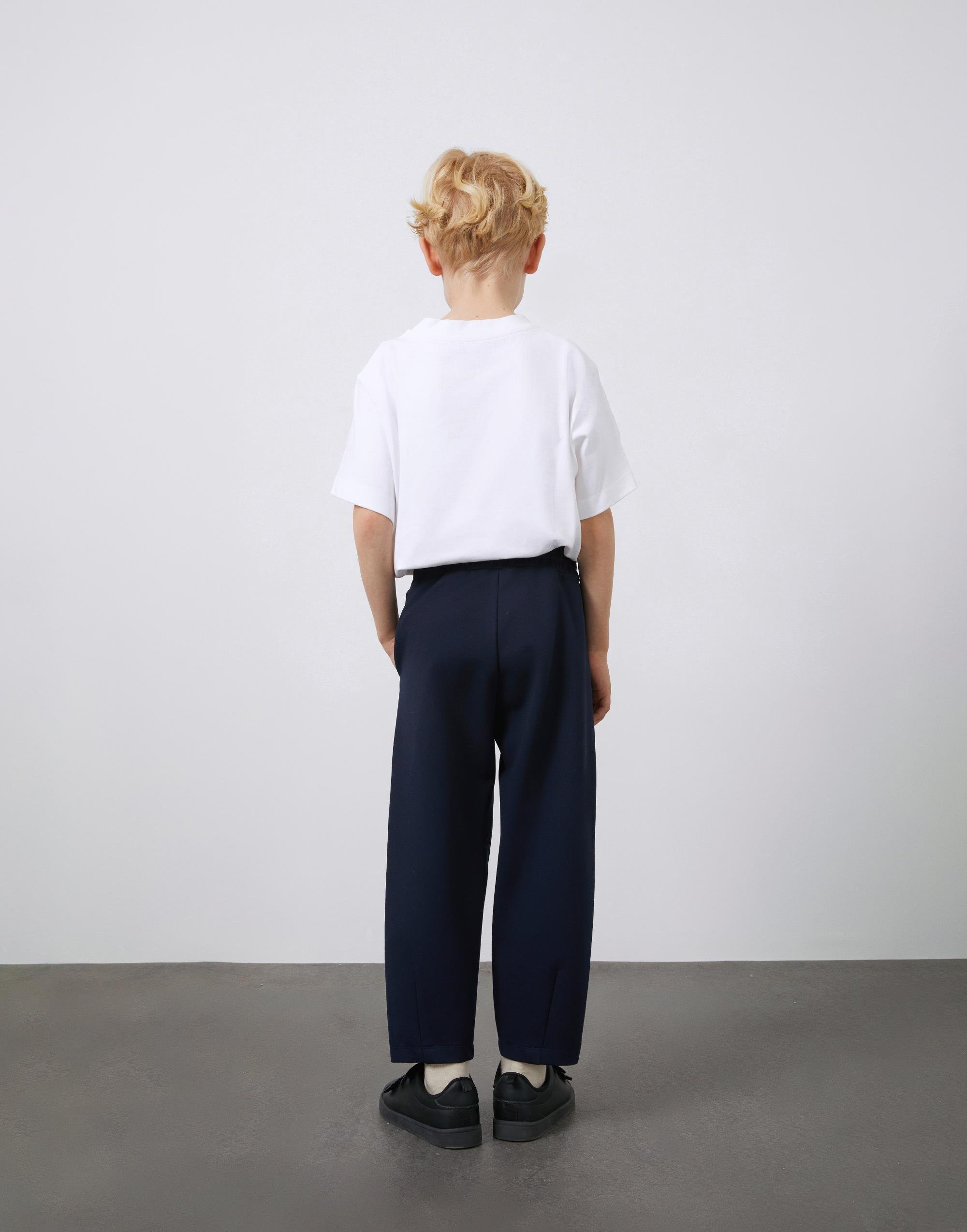 Brli Lastikli Gold Düğme Detaylı Siyah Erkek Çocuk Pantolon - junior, designer dresses, bachelorette, party dresses and graduation dresses.