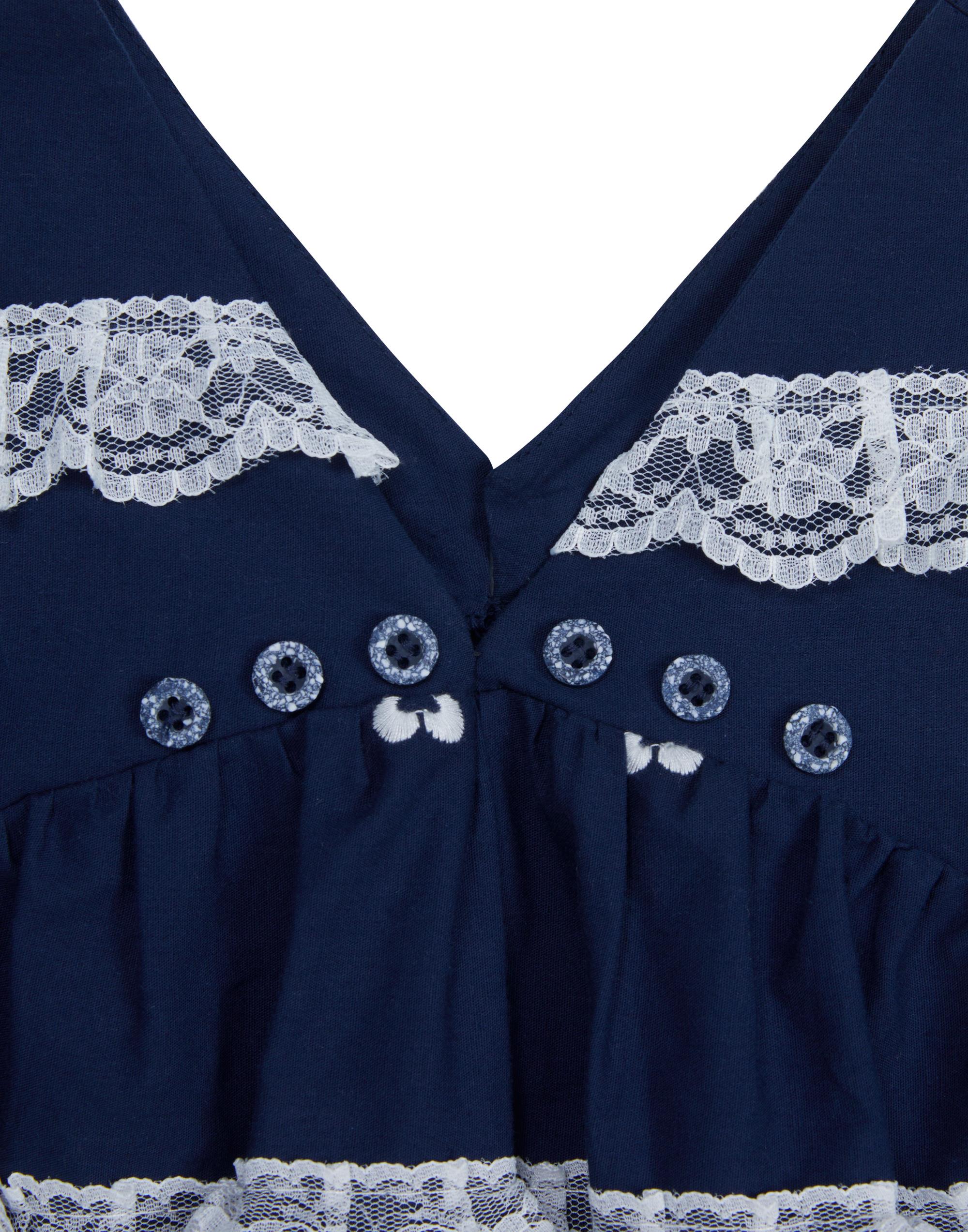 Büzgü Detaylı Şerit Dantel Ve Nakışlı Lacivert Elbise - junior, designer dresses, bachelorette, party dresses and graduation dresses.