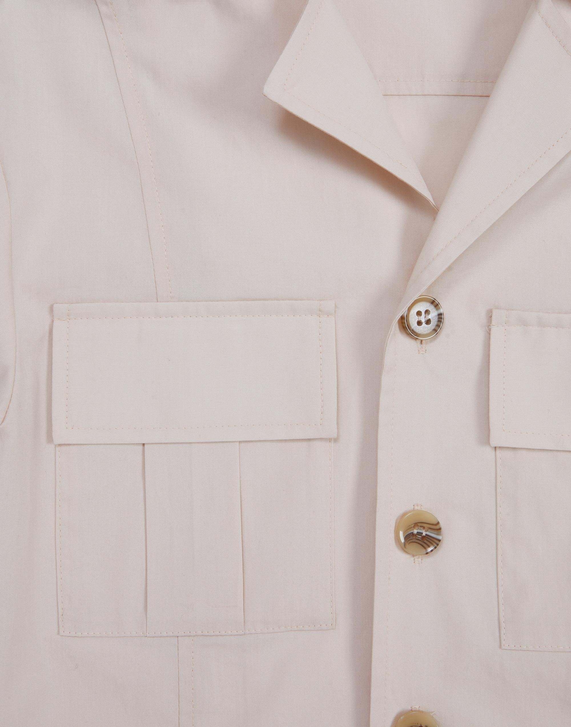 Cepli Erkek Yaka Kısa Kollu Bej Gömlek - junior, designer dresses, bachelorette, party dresses and graduation dresses.