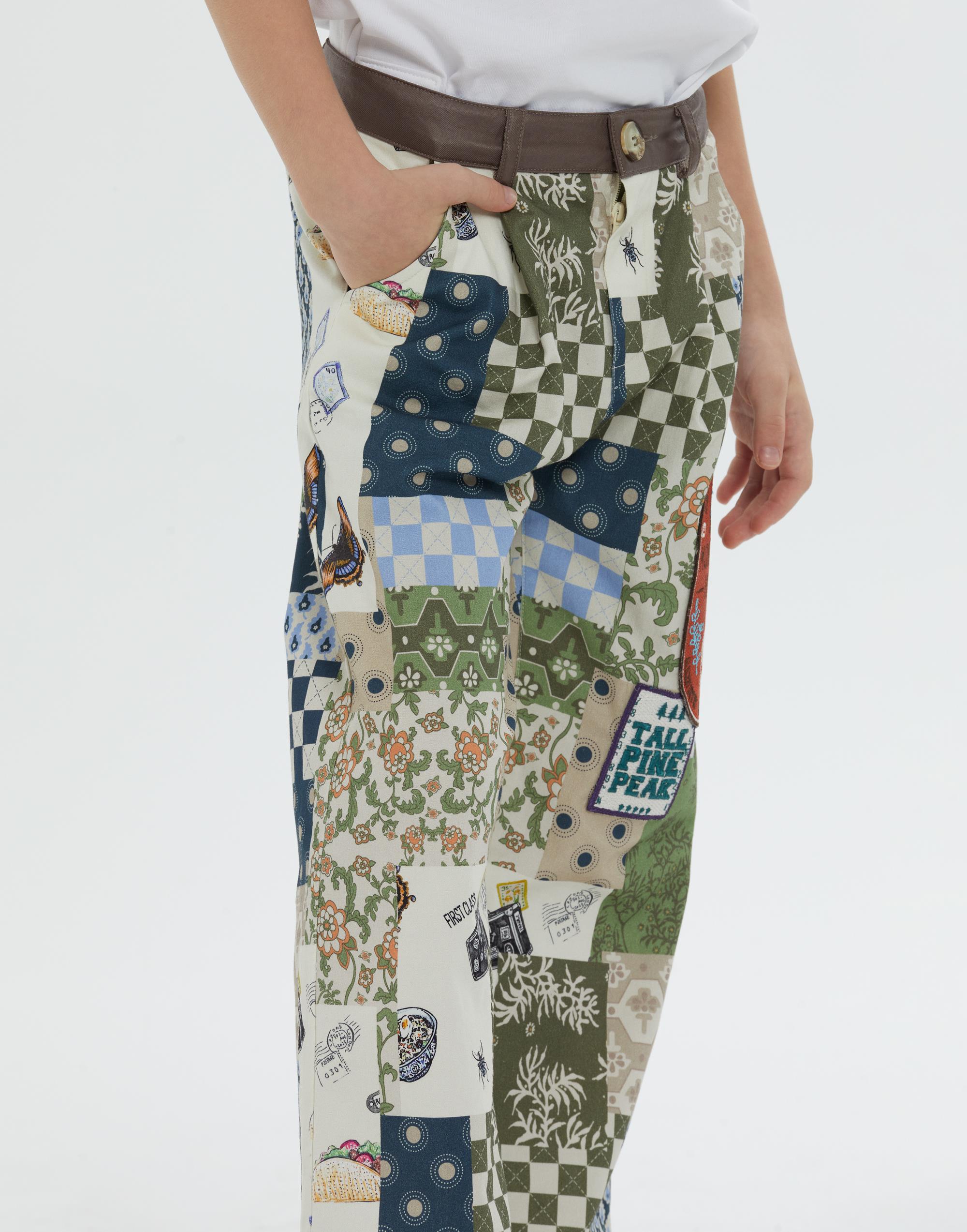 Cepli Nakış Aplikeli Desenli Erkek Çocuk Pantolon - junior, designer dresses, bachelorette, party dresses and graduation dresses.