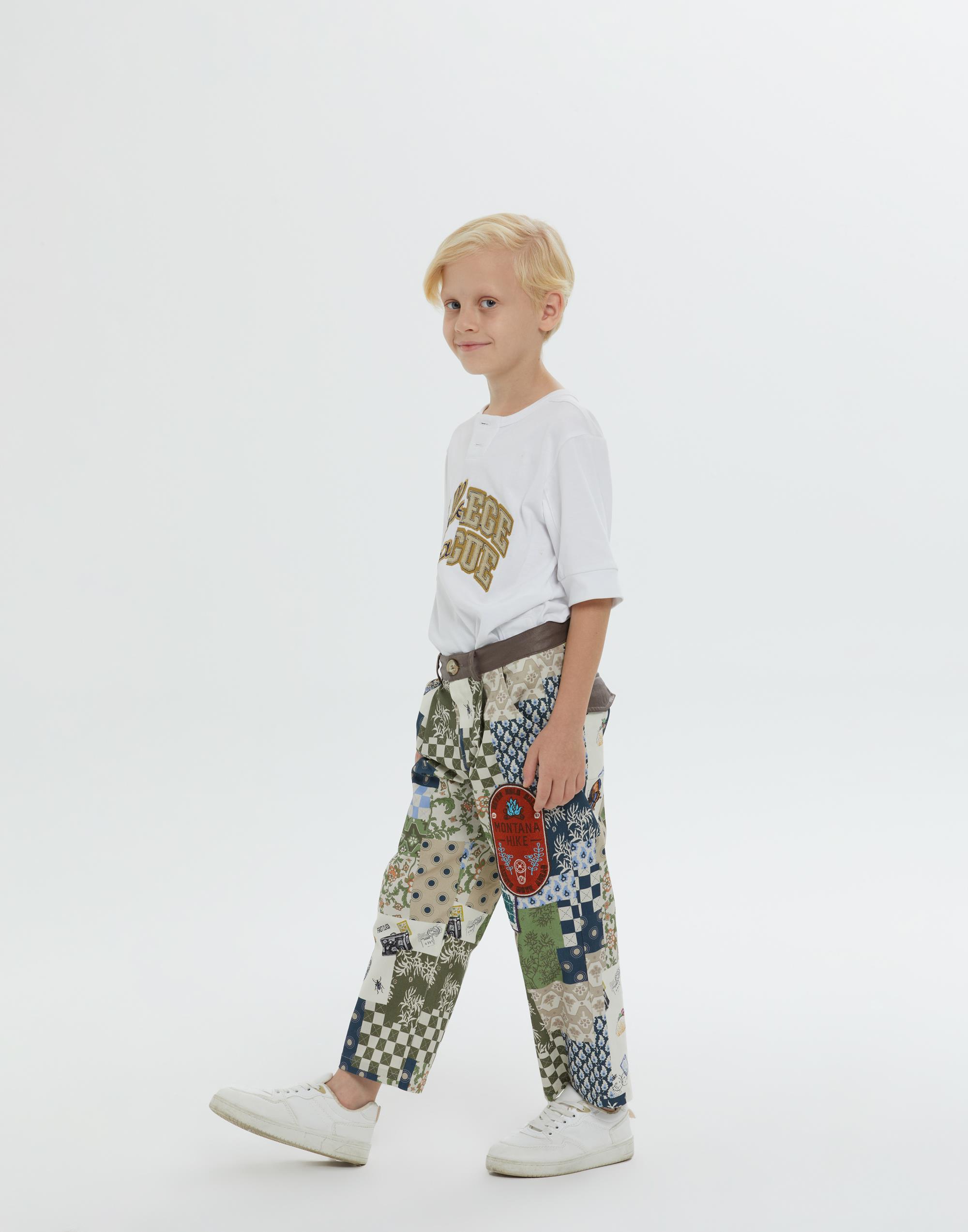 Cepli Nakış Aplikeli Desenli Erkek Çocuk Pantolon - junior, designer dresses, bachelorette, party dresses and graduation dresses.