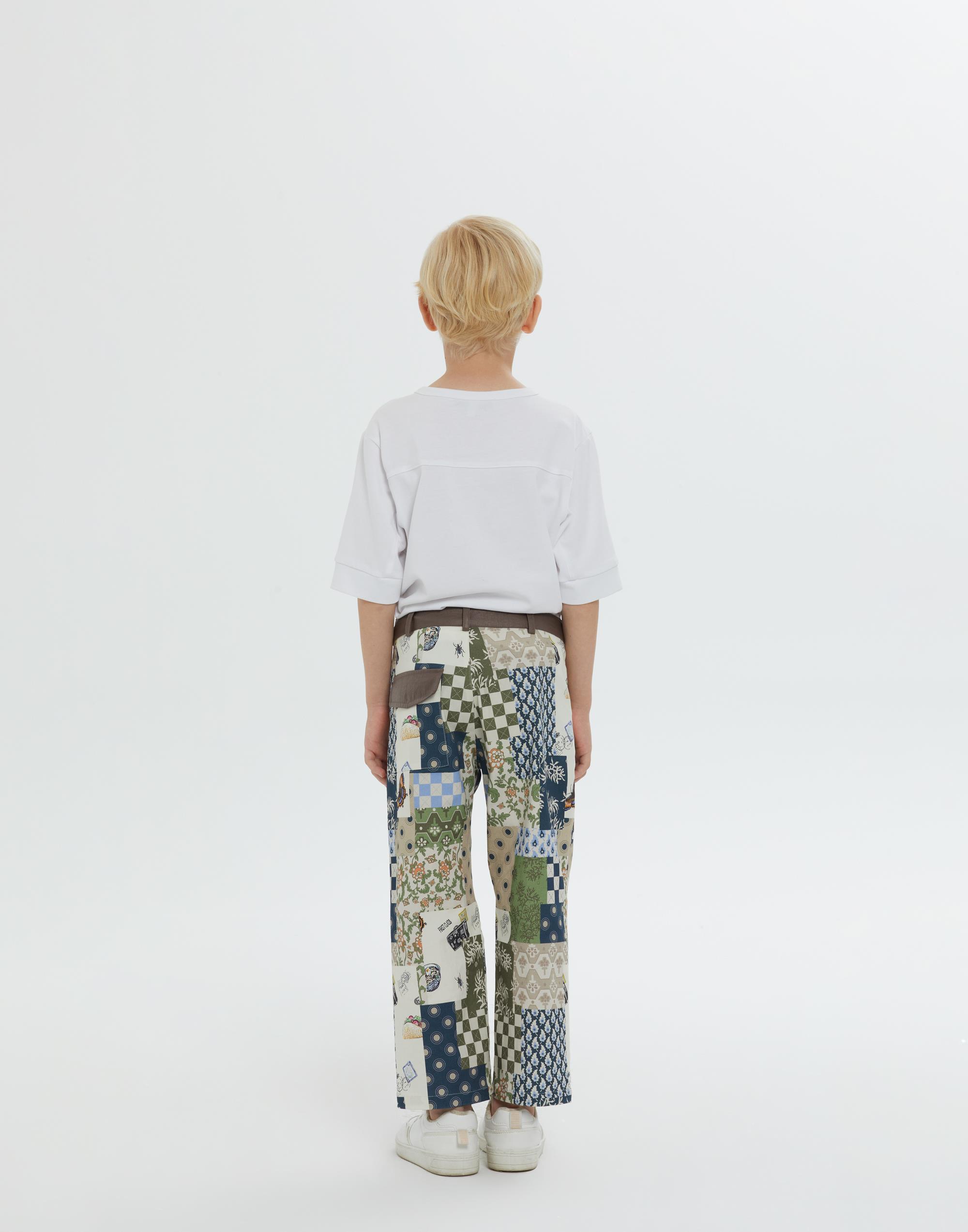 Cepli Nakış Aplikeli Desenli Erkek Çocuk Pantolon - junior, designer dresses, bachelorette, party dresses and graduation dresses.