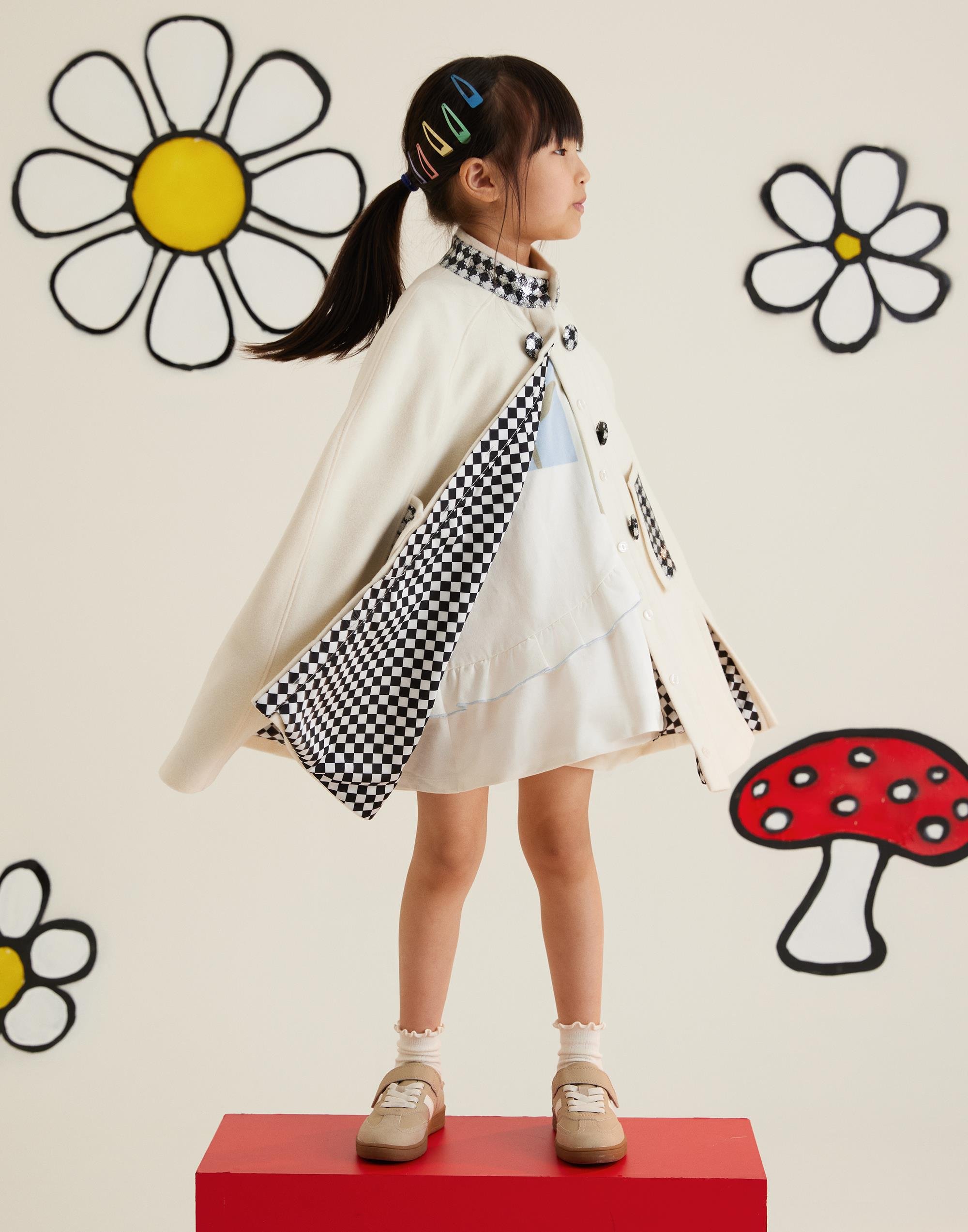 DAMA DESENLİ İÇTEN DÜDÜK DETAYLI KABAN - junior, designer dresses, bachelorette, party dresses and graduation dresses.