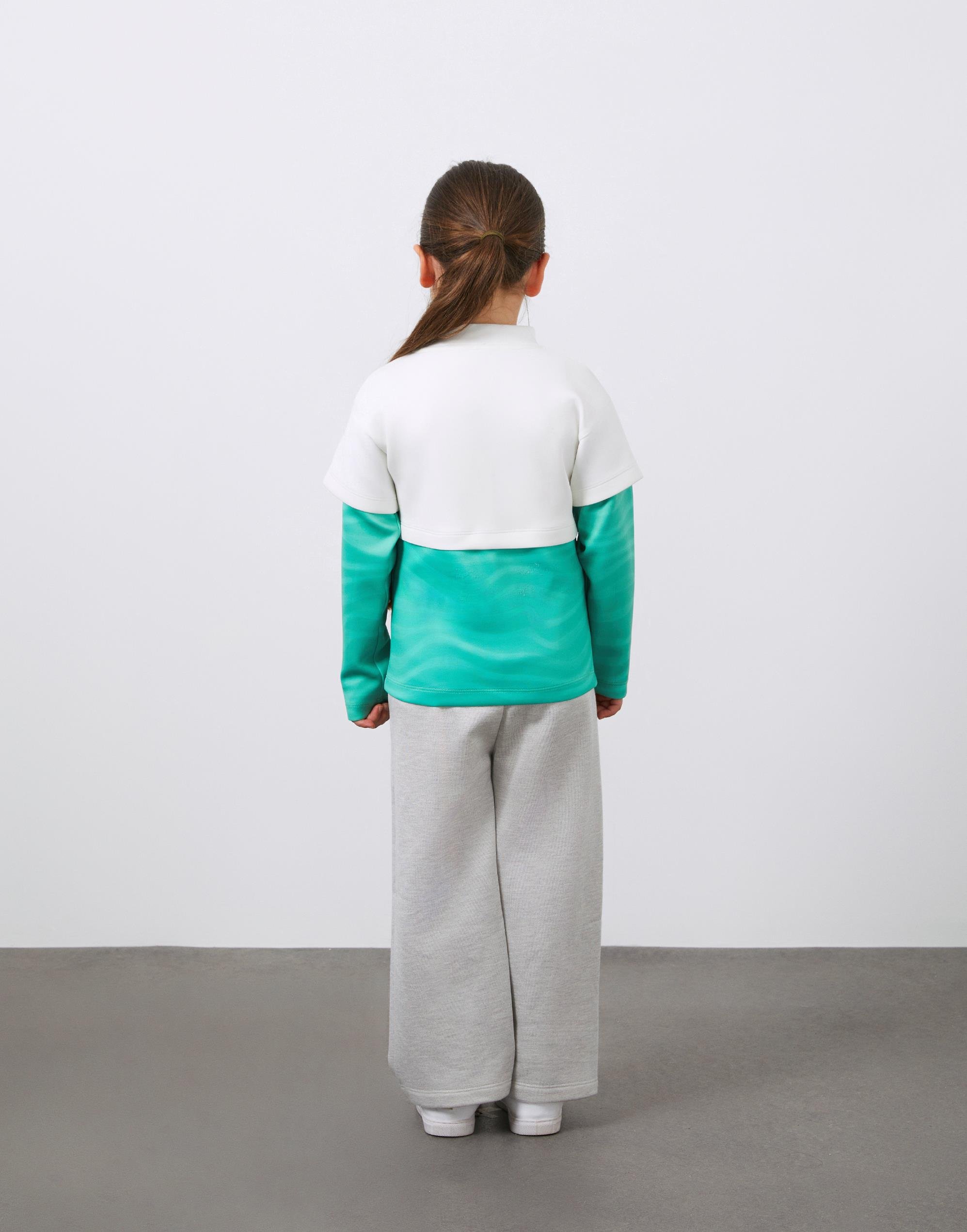 Desenli Kız Çocuk Bluz - junior, designer dresses, bachelorette, party dresses and graduation dresses.