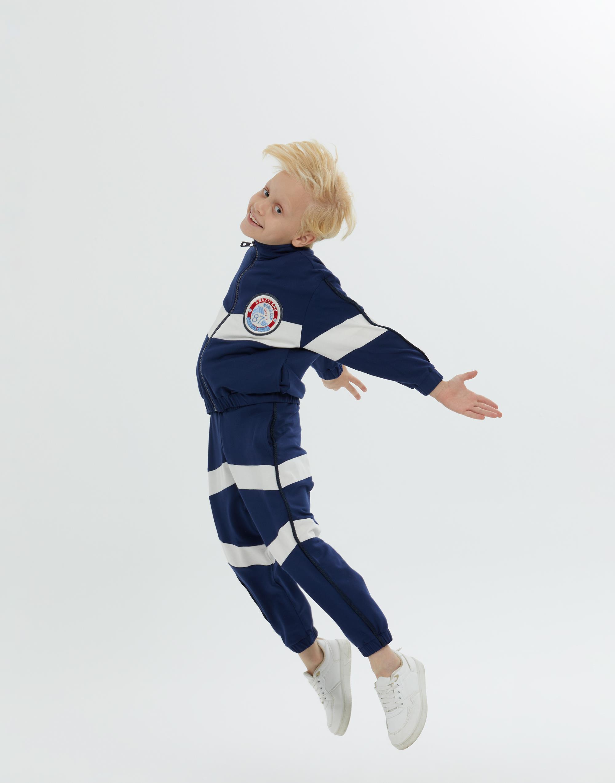 Dik Yakalı Aplike Nakışlı Lacivert Erkek Çocuk Ceket - junior, designer dresses, bachelorette, party dresses and graduation dresses.