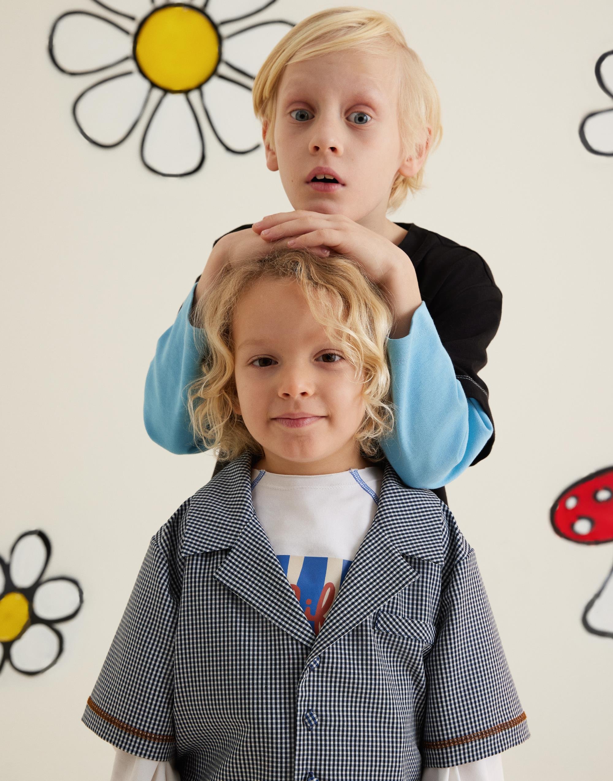 Dikiş Detaylı Cepli Desenli Lacivert Gömlek - junior, designer dresses, bachelorette, party dresses and graduation dresses.