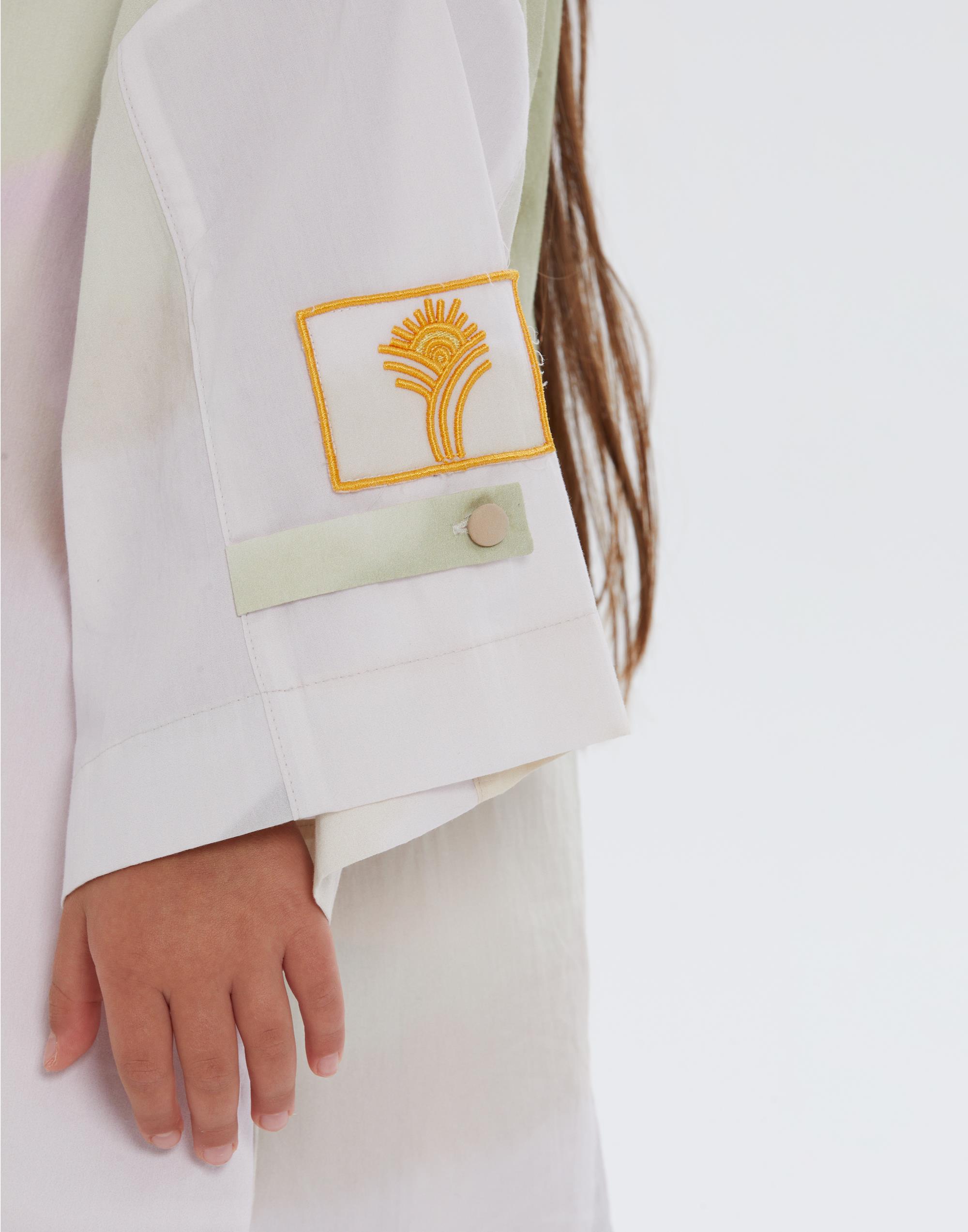 Düşük Omuzlu Kolları Bol Aplike Nakışlı Kız Çocuk Elbise - junior, designer dresses, bachelorette, party dresses and graduation dresses.