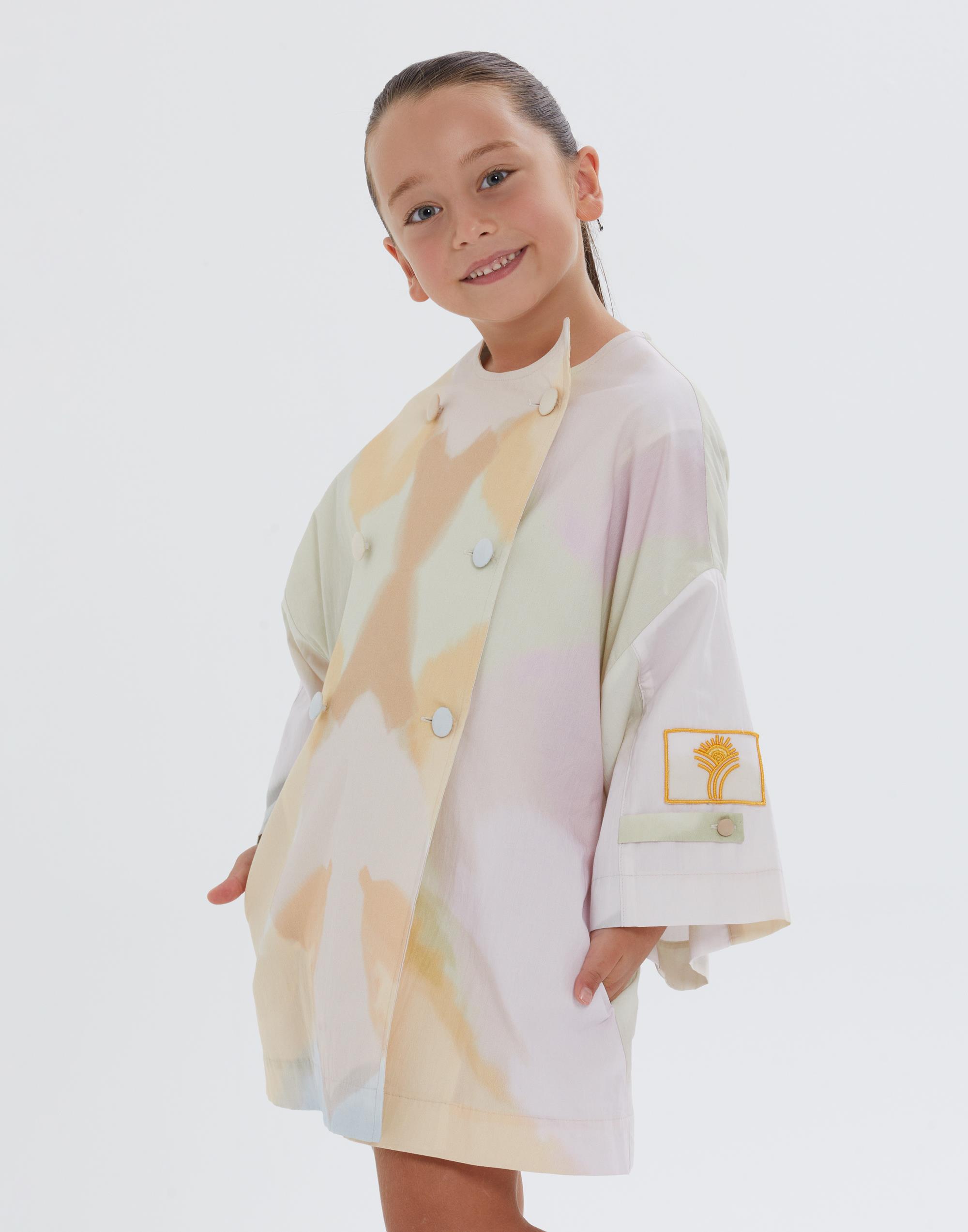 Düşük Omuzlu Kolları Bol Aplike Nakışlı Kız Çocuk Elbise - junior, designer dresses, bachelorette, party dresses and graduation dresses.