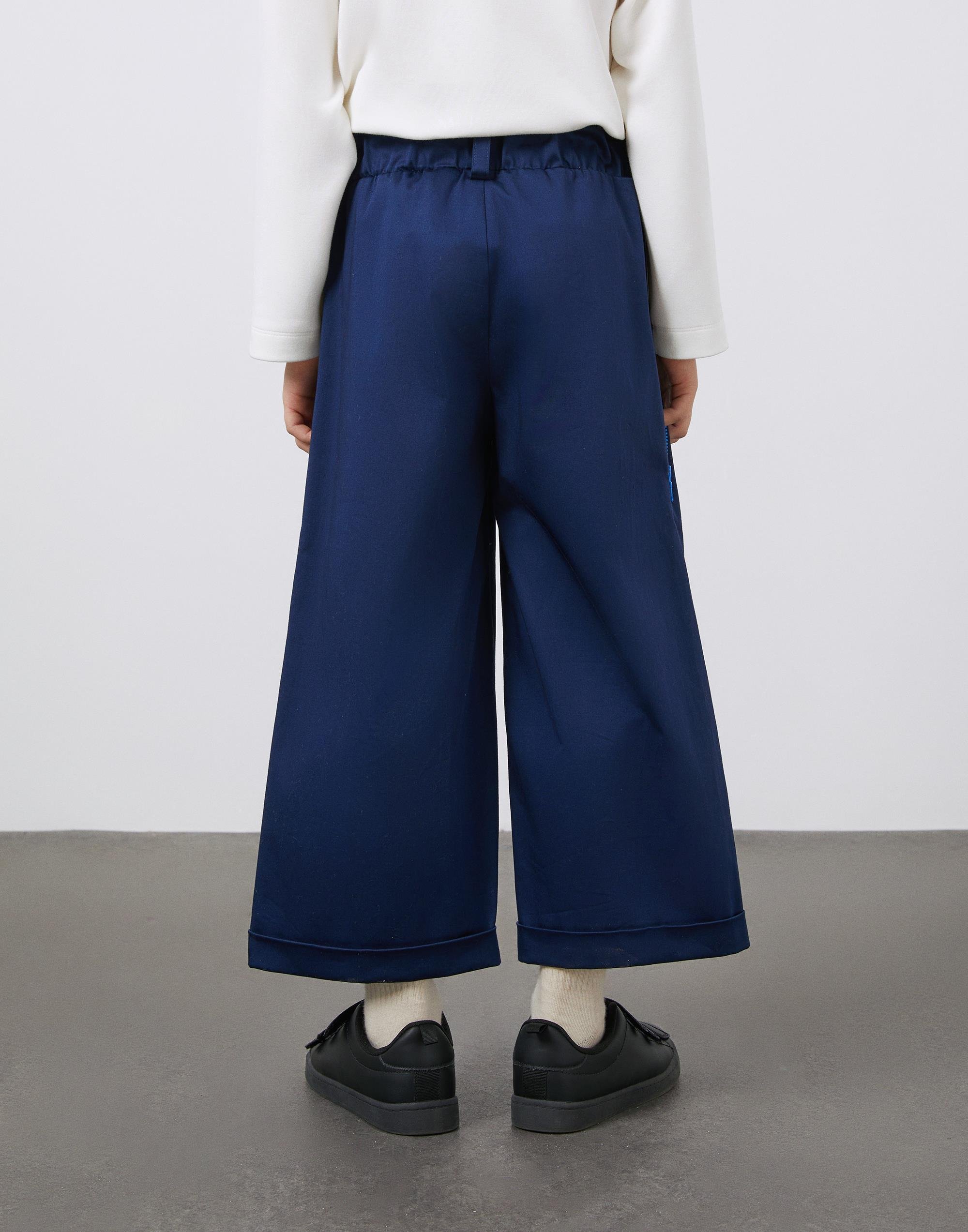 Fermuarlı Cep Detaylı Lacivert  Erkek Çocuk Poplin Pantolon - junior, designer dresses, bachelorette, party dresses and graduation dresses.