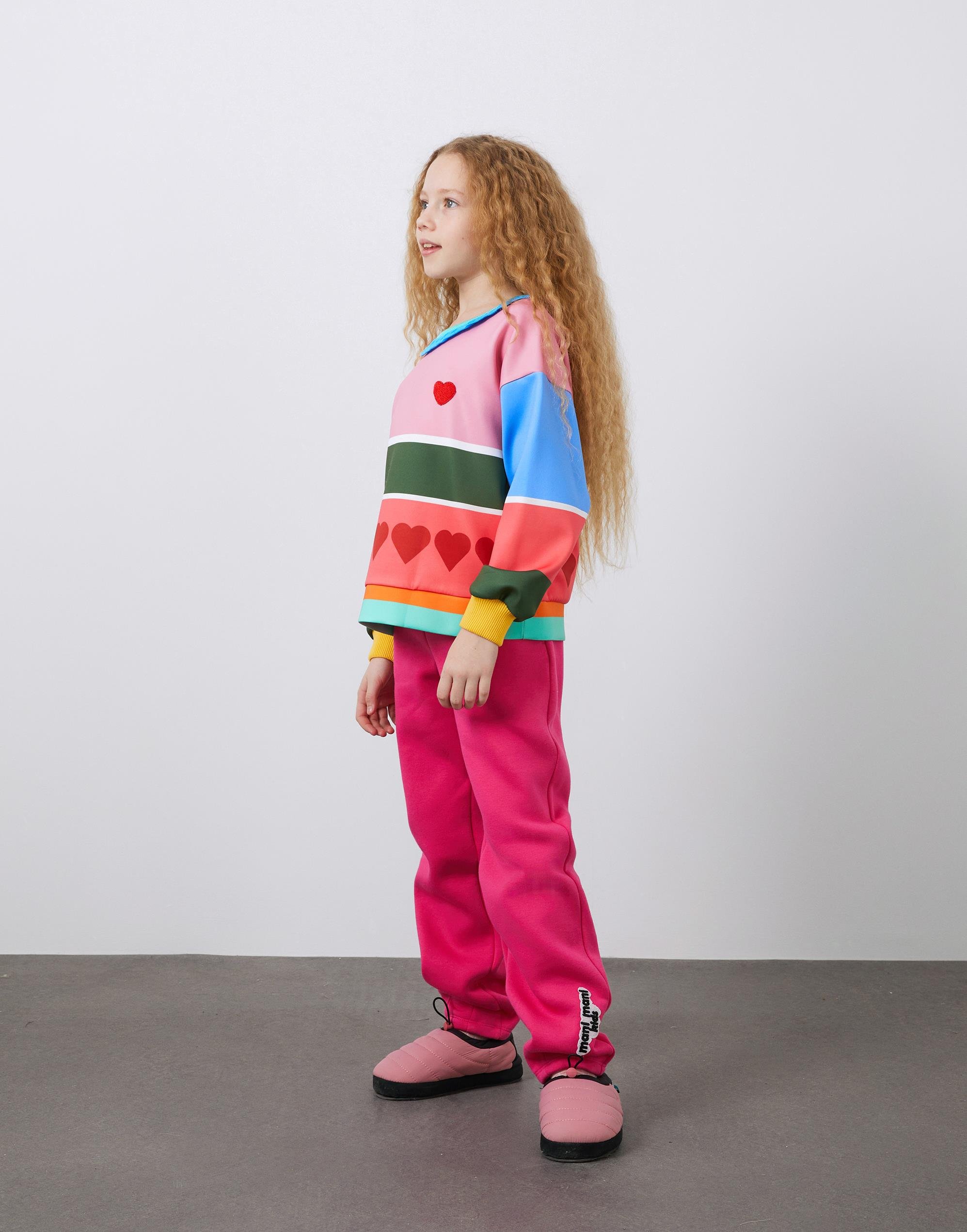 Fırfır Yaka Detaylı Baskılı Kız Çocuk Sweatshirt - junior, designer dresses, bachelorette, party dresses and graduation dresses.