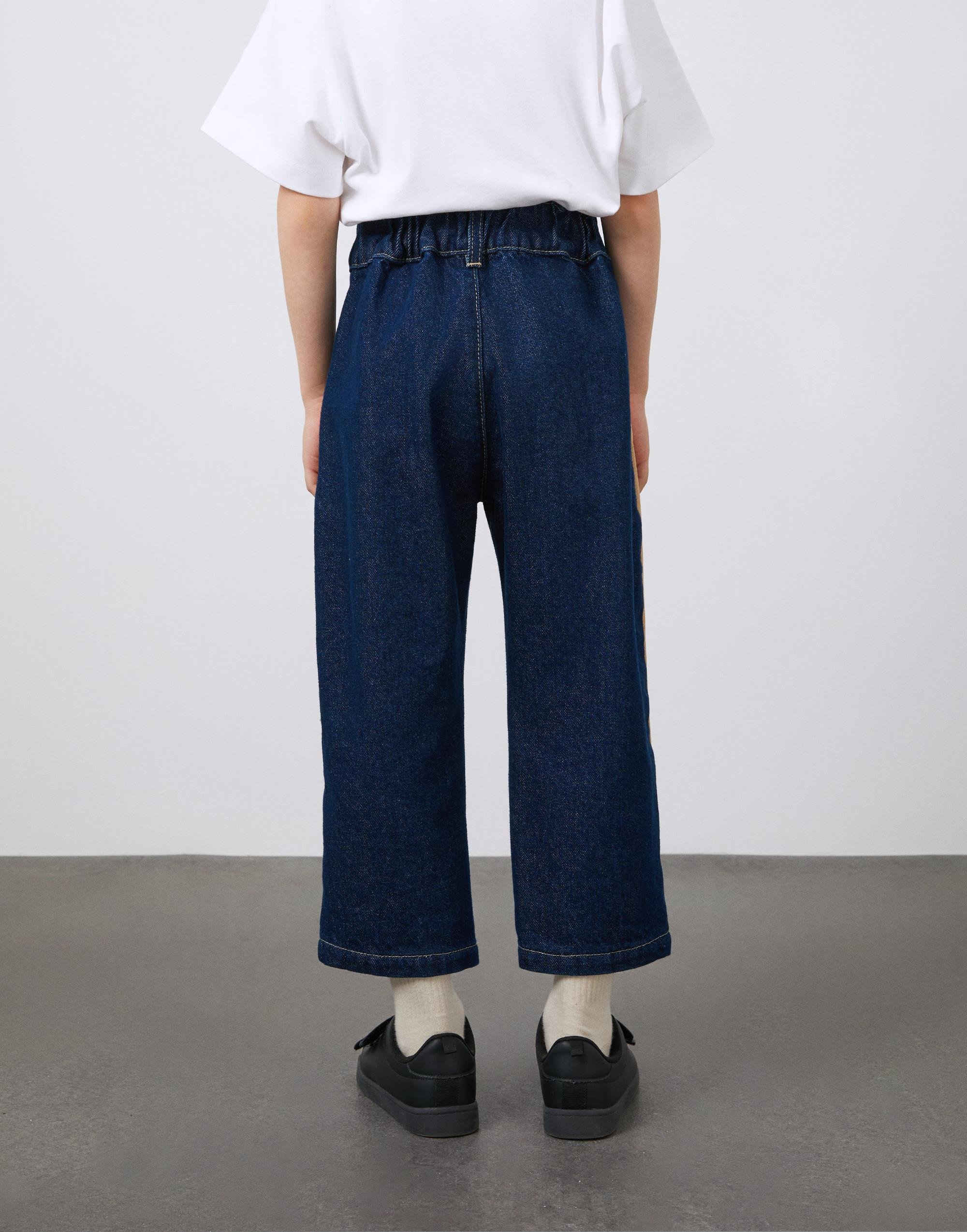 Garni Detaylı Mavi Erkek Çocuk Jean Pantolon - junior, designer dresses, bachelorette, party dresses and graduation dresses.