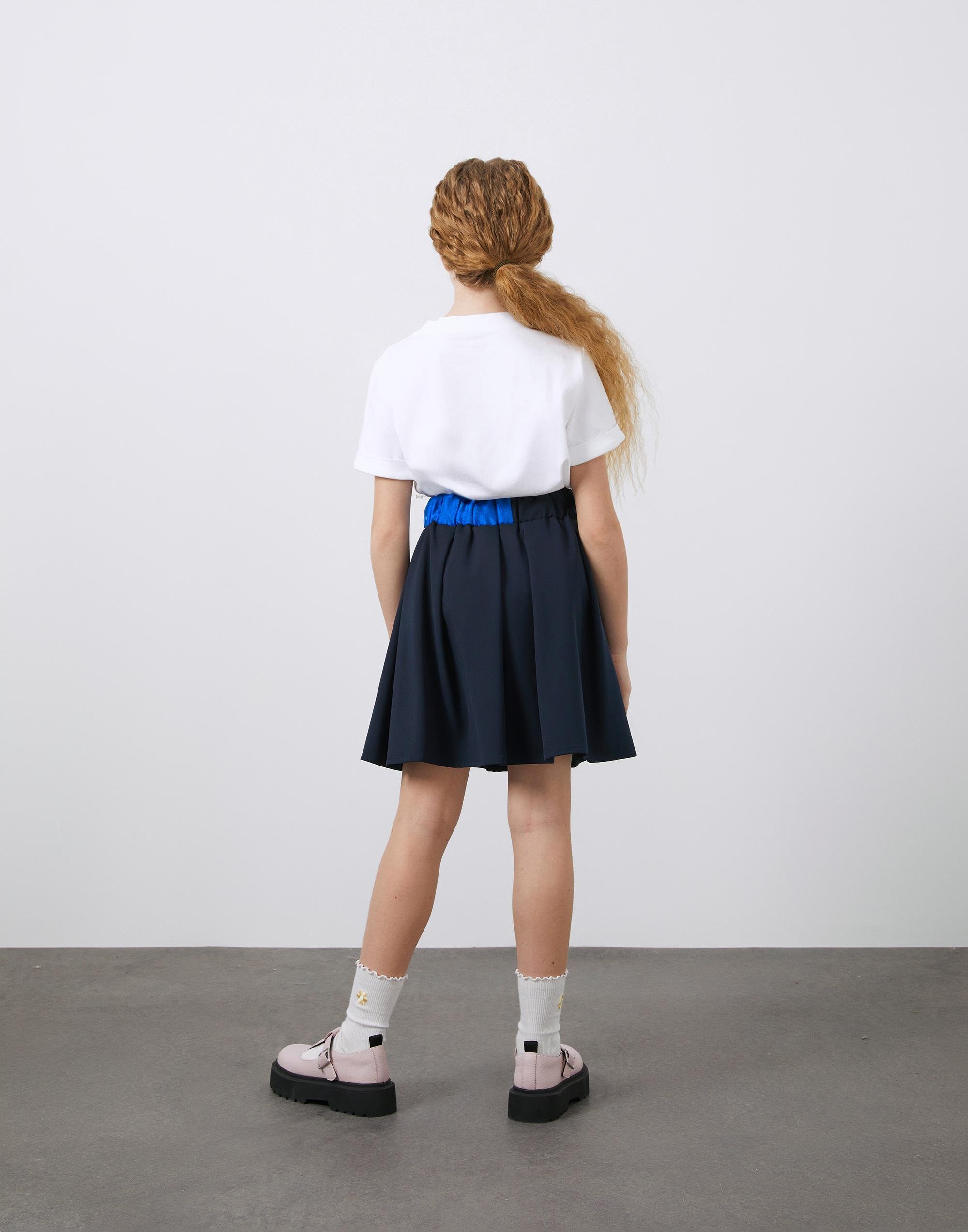 Garni Detaylı Pileli Poplin Etek - junior, designer dresses, bachelorette, party dresses and graduation dresses.