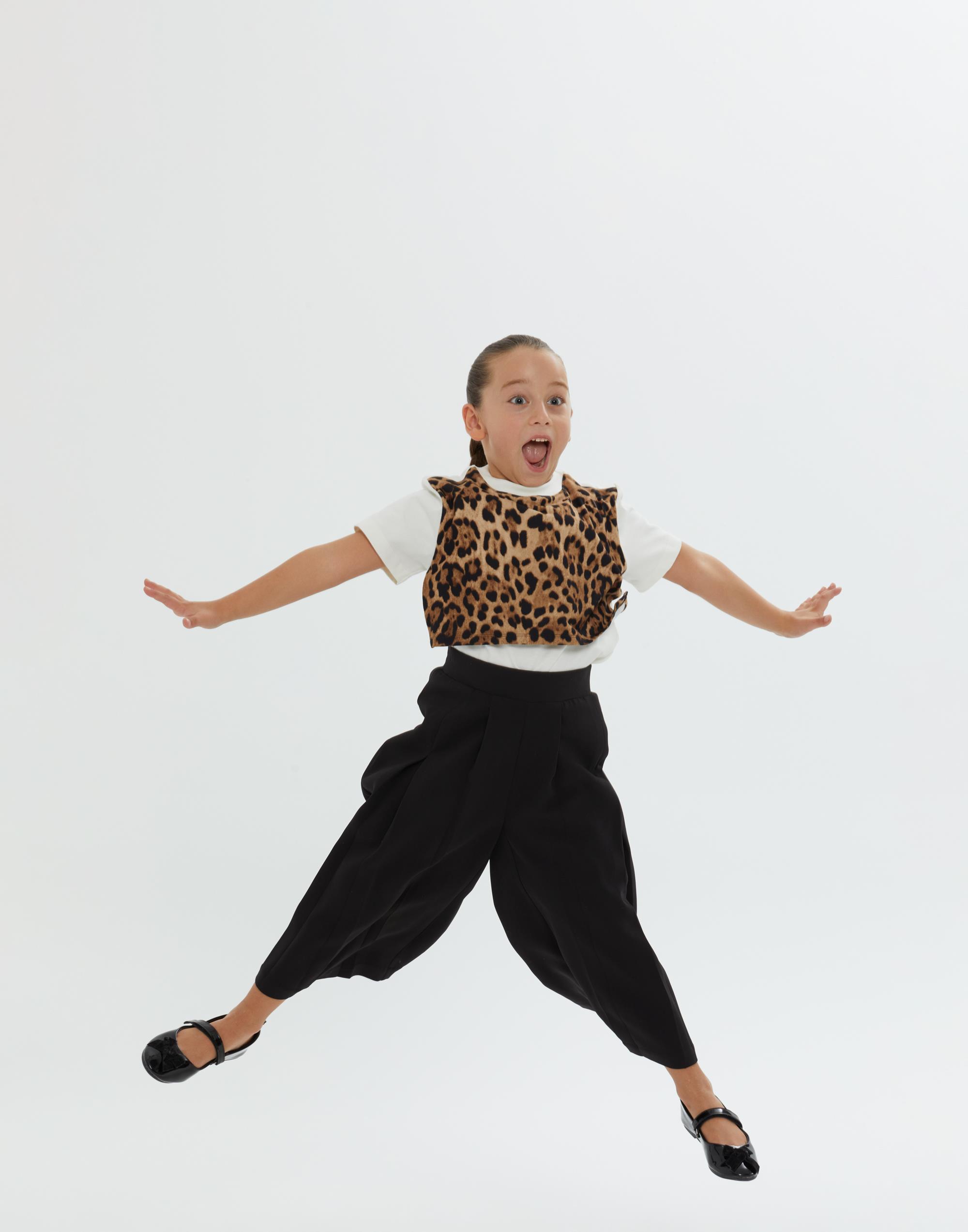 Geniş Kesim Siyah Kız Çocuk Pantolon - junior, designer dresses, bachelorette, party dresses and graduation dresses.