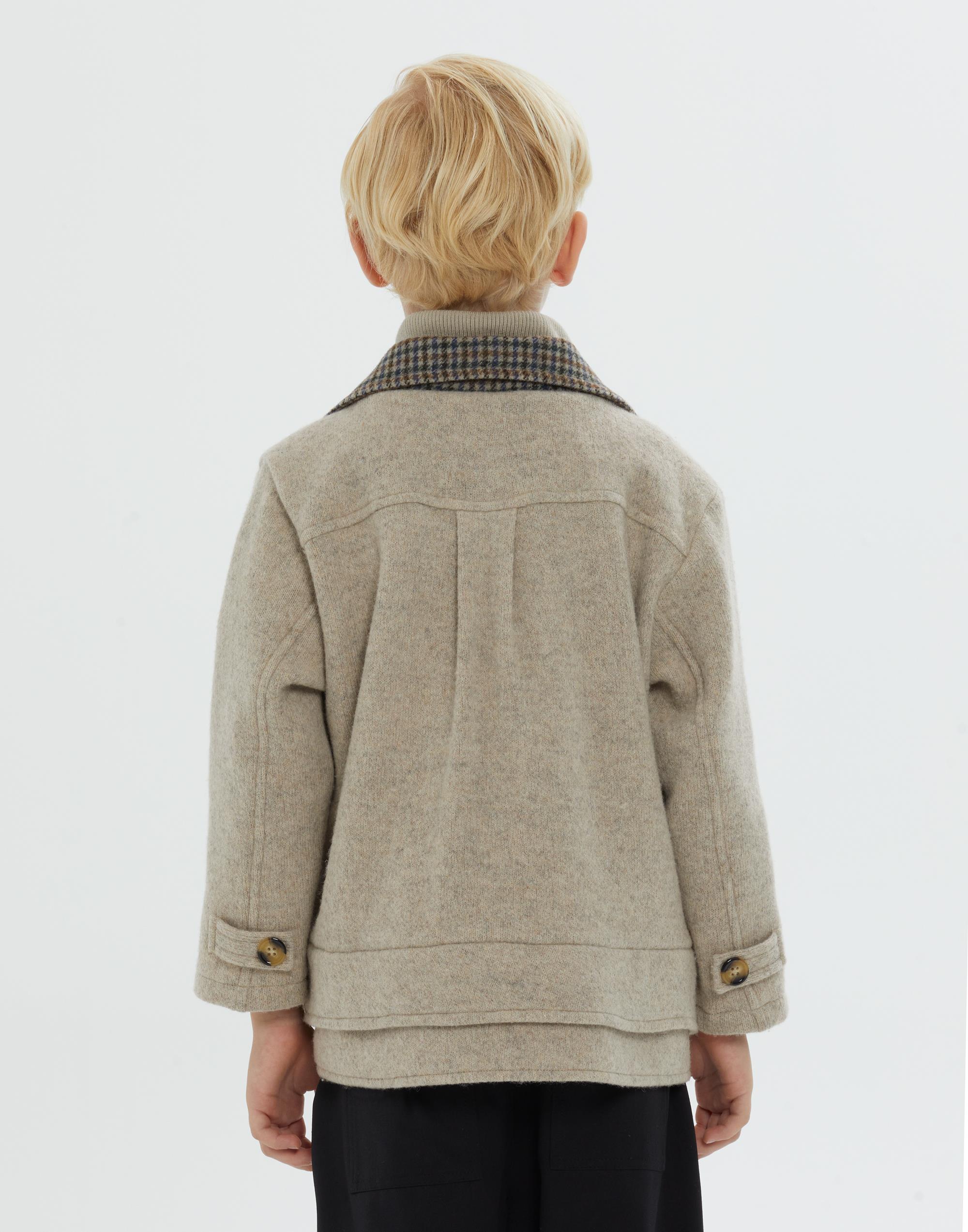 Gömlek Yakalı Torba Cepli Astarlı Kahverengi Erkek Çocuk Ceket - junior, designer dresses, bachelorette, party dresses and graduation dresses.