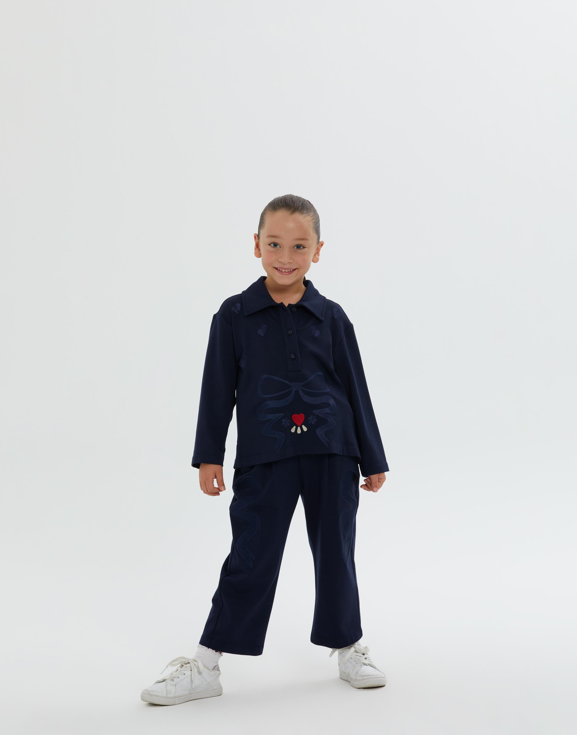 Gömlek Yeke Siyah Kız Çocuk Bluz - junior, designer dresses, bachelorette, party dresses and graduation dresses.