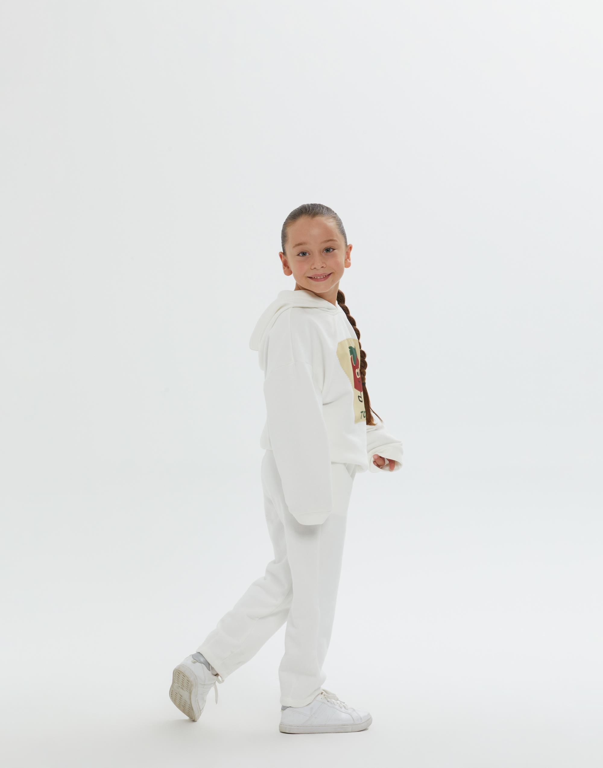 Kapüşonlu Düşük Omuzlu Kırmızı Kız Çocuk Sweatshırt - junior, designer dresses, bachelorette, party dresses and graduation dresses.