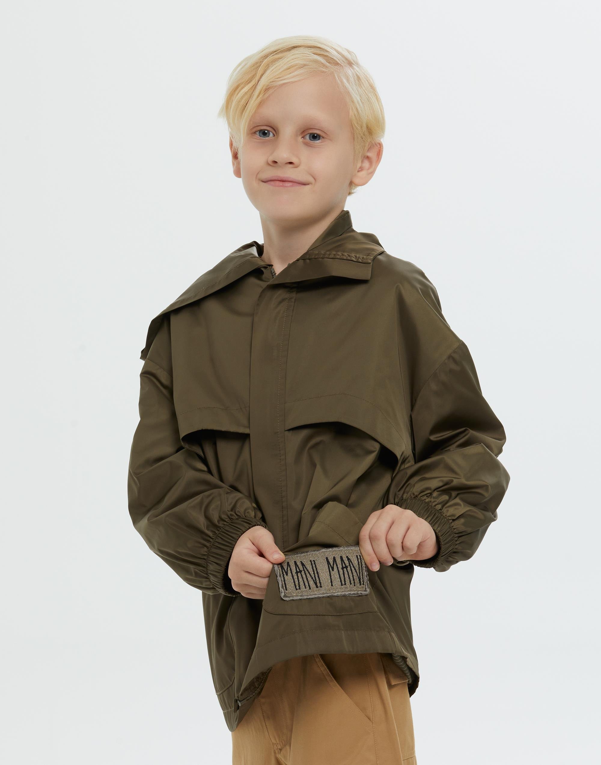 Kapüşonlu Fermuarlı Uzun Kollu Astarlı Yeşil Erkek Çocuk Ceket - junior, designer dresses, bachelorette, party dresses and graduation dresses.