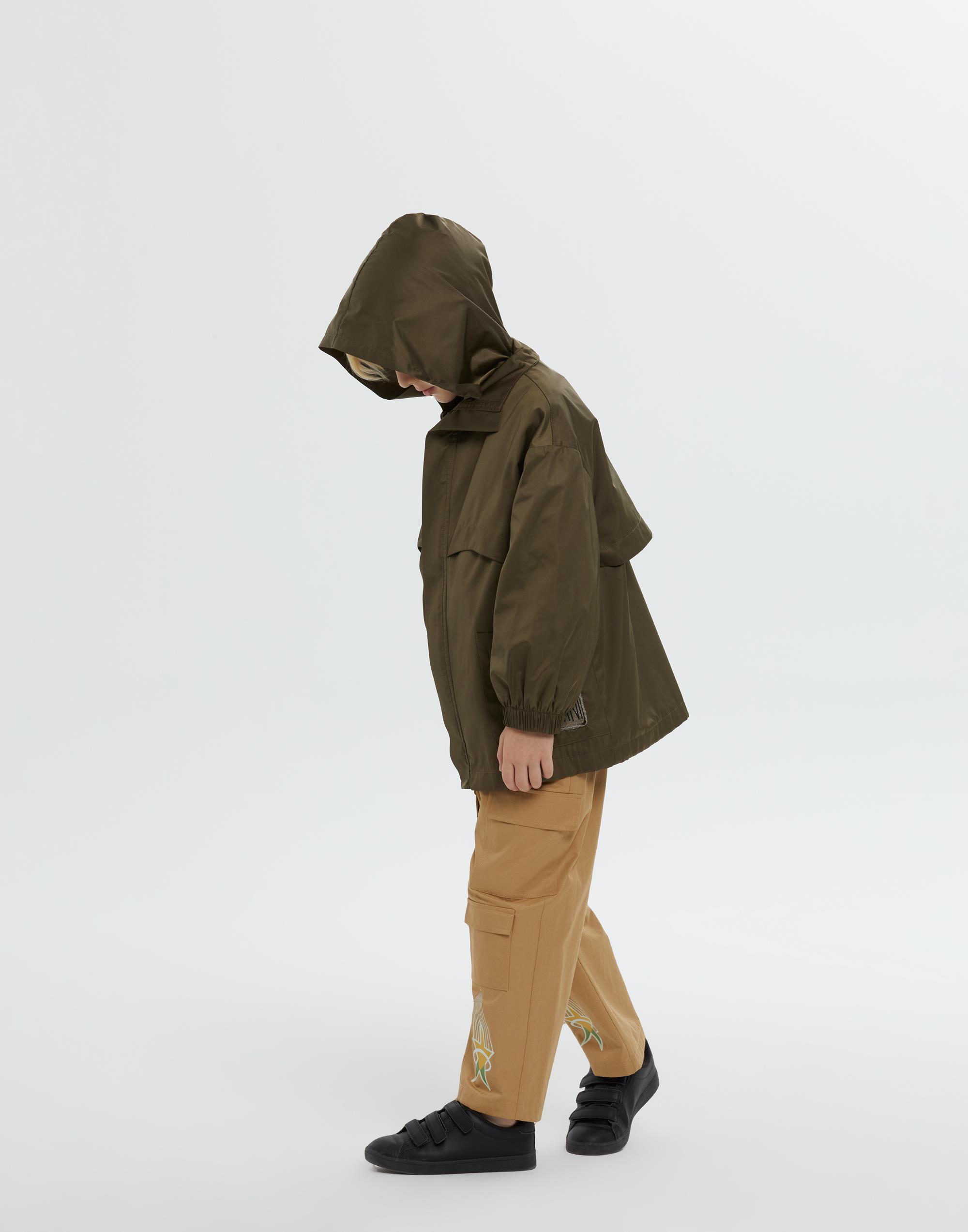 Kapüşonlu Fermuarlı Uzun Kollu Astarlı Yeşil Erkek Çocuk Ceket - junior, designer dresses, bachelorette, party dresses and graduation dresses.