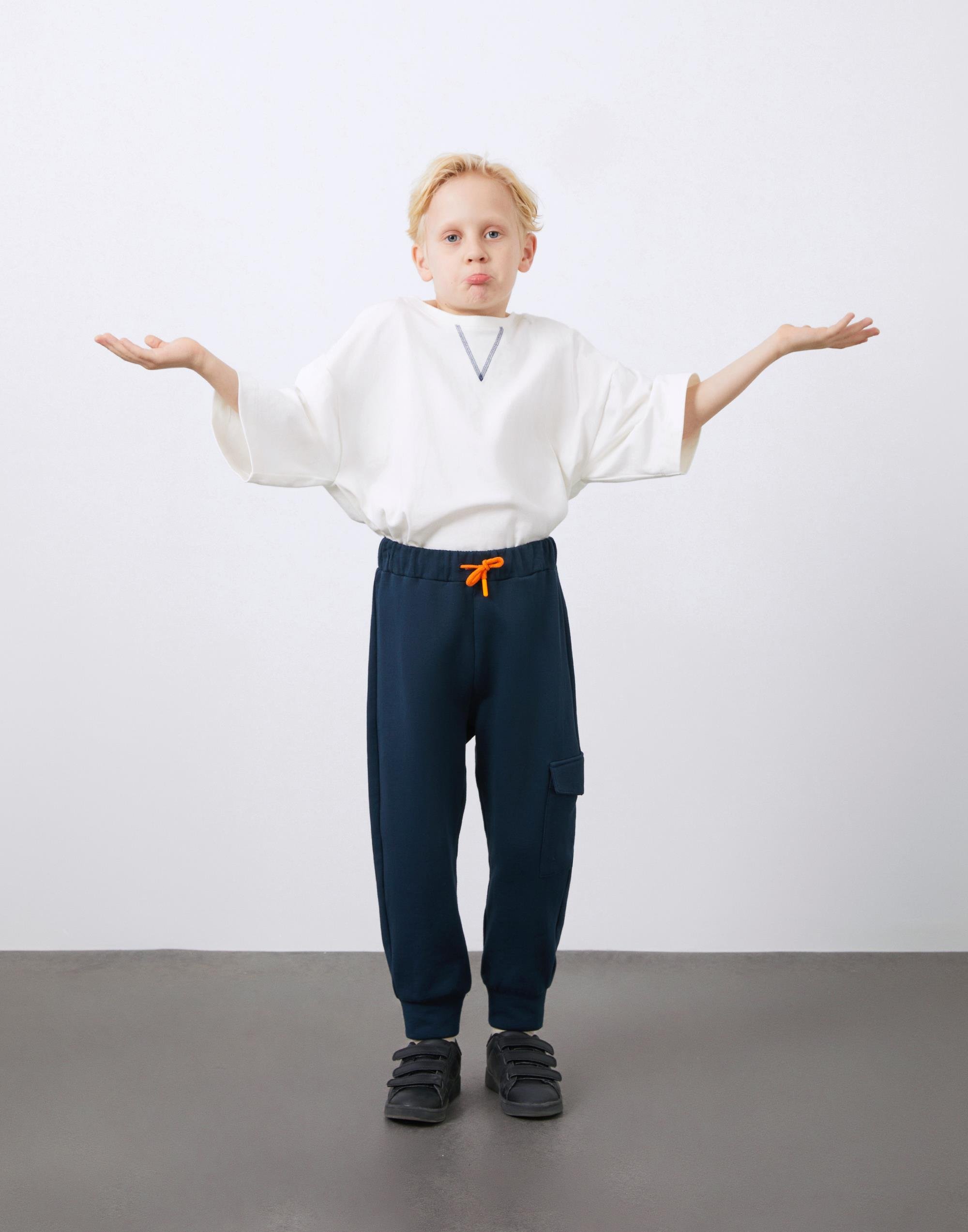 Kargo Cepli Lacivert Erkek Çocuk Jogger Pantolon - junior, designer dresses, bachelorette, party dresses and graduation dresses.