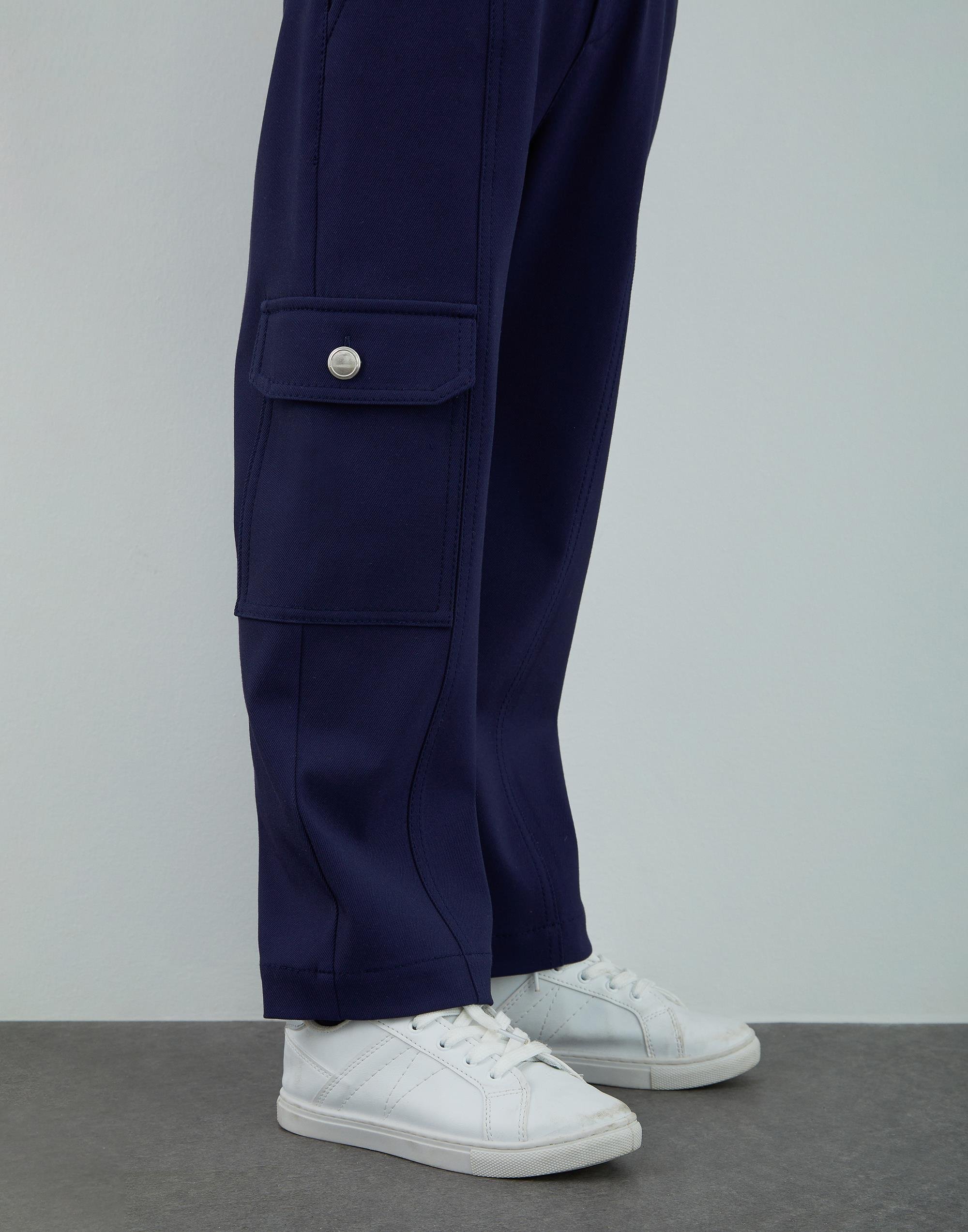 Kargo Cepli Lacivert Pantolon - junior, designer dresses, bachelorette, party dresses and graduation dresses.