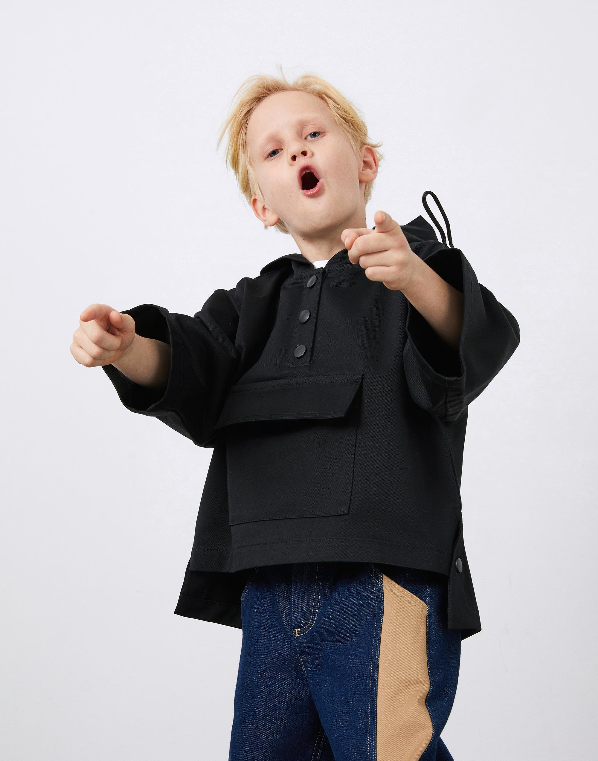 Kolları Büzgü Detaylı Siyah Ceket - junior, designer dresses, bachelorette, party dresses and graduation dresses.