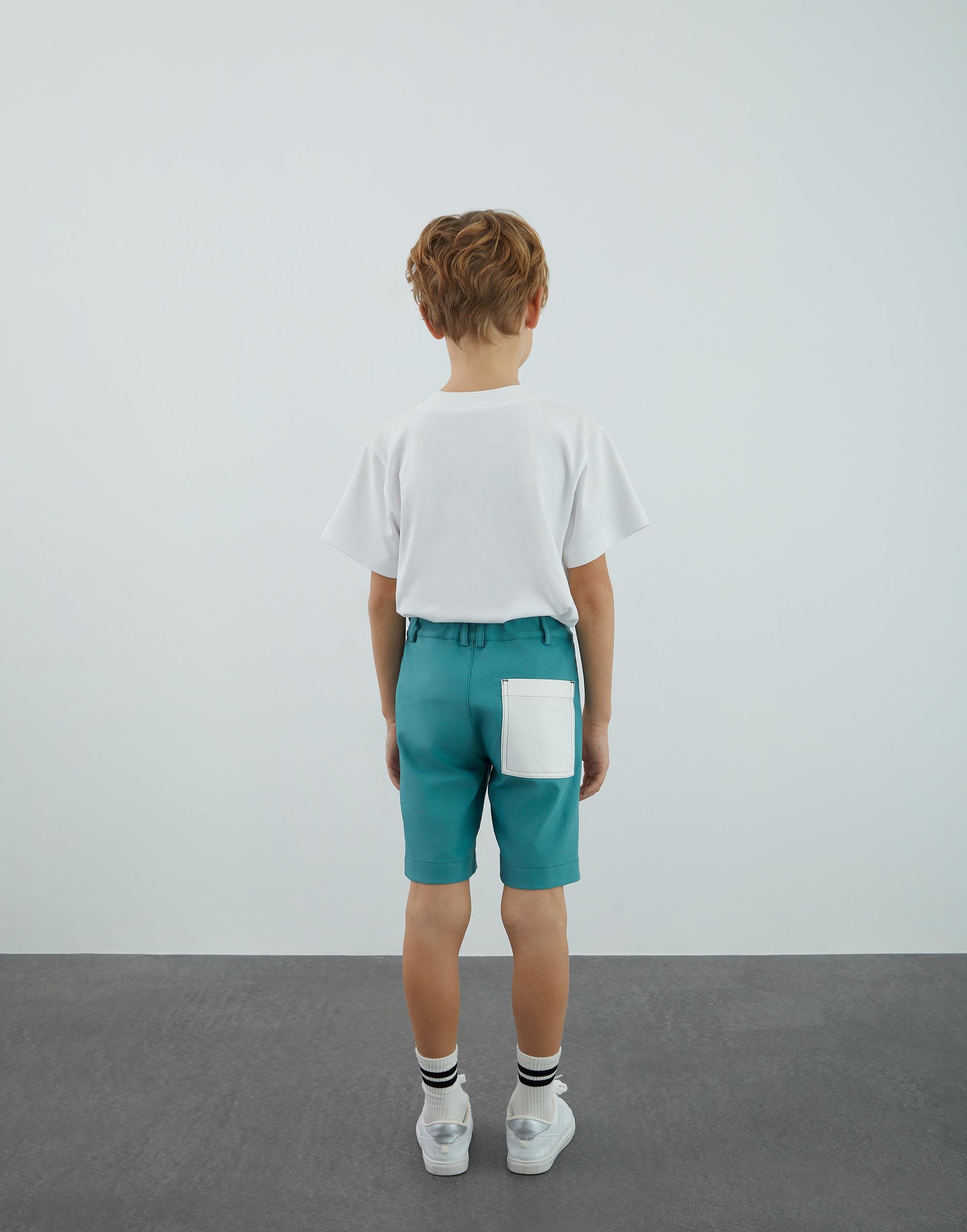 Kontrast Garnili Bermuda Yeşil  Şort - junior, designer dresses, bachelorette, party dresses and graduation dresses.