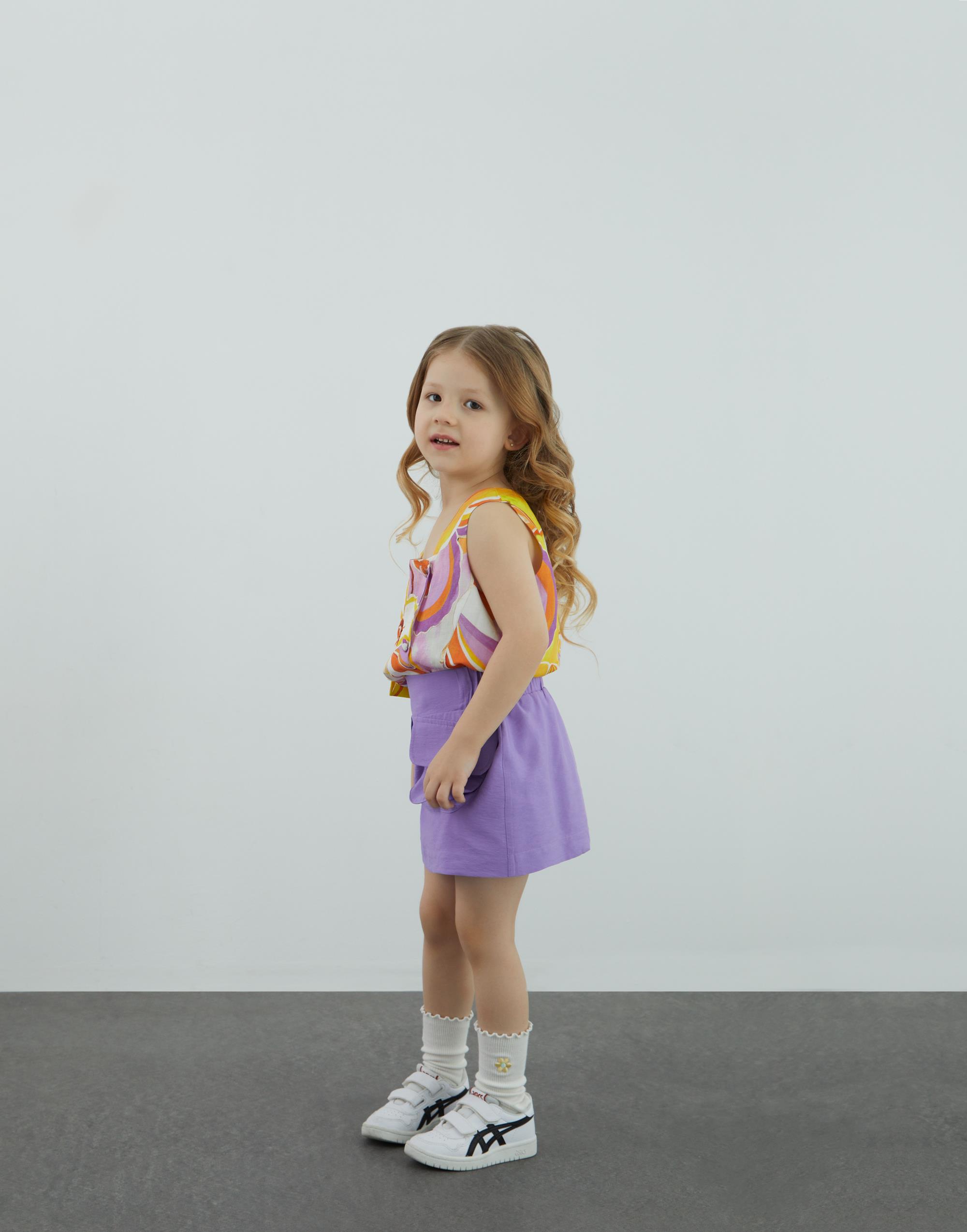 Körüklü Cep Detaylı Mor Mini Etek - junior, designer dresses, bachelorette, party dresses and graduation dresses.