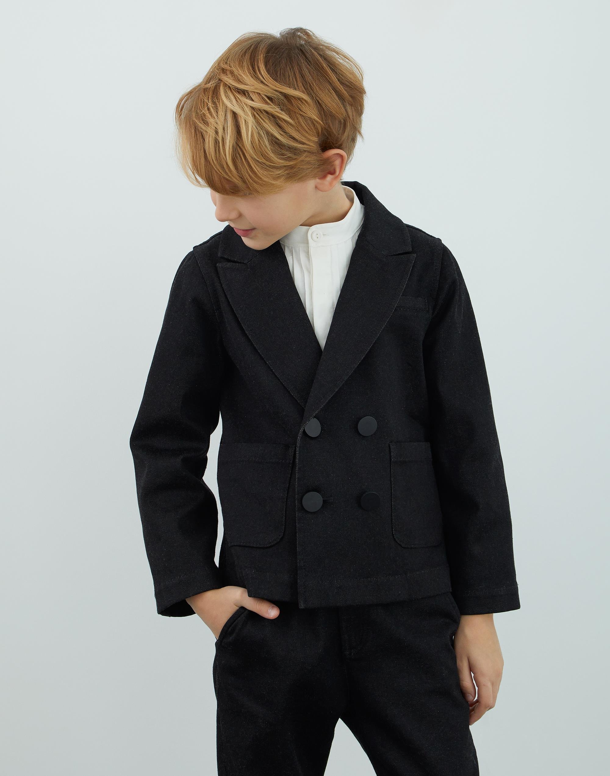 Koyu Yıkamalı Siyah Jean Ceket - junior, designer dresses, bachelorette, party dresses and graduation dresses.