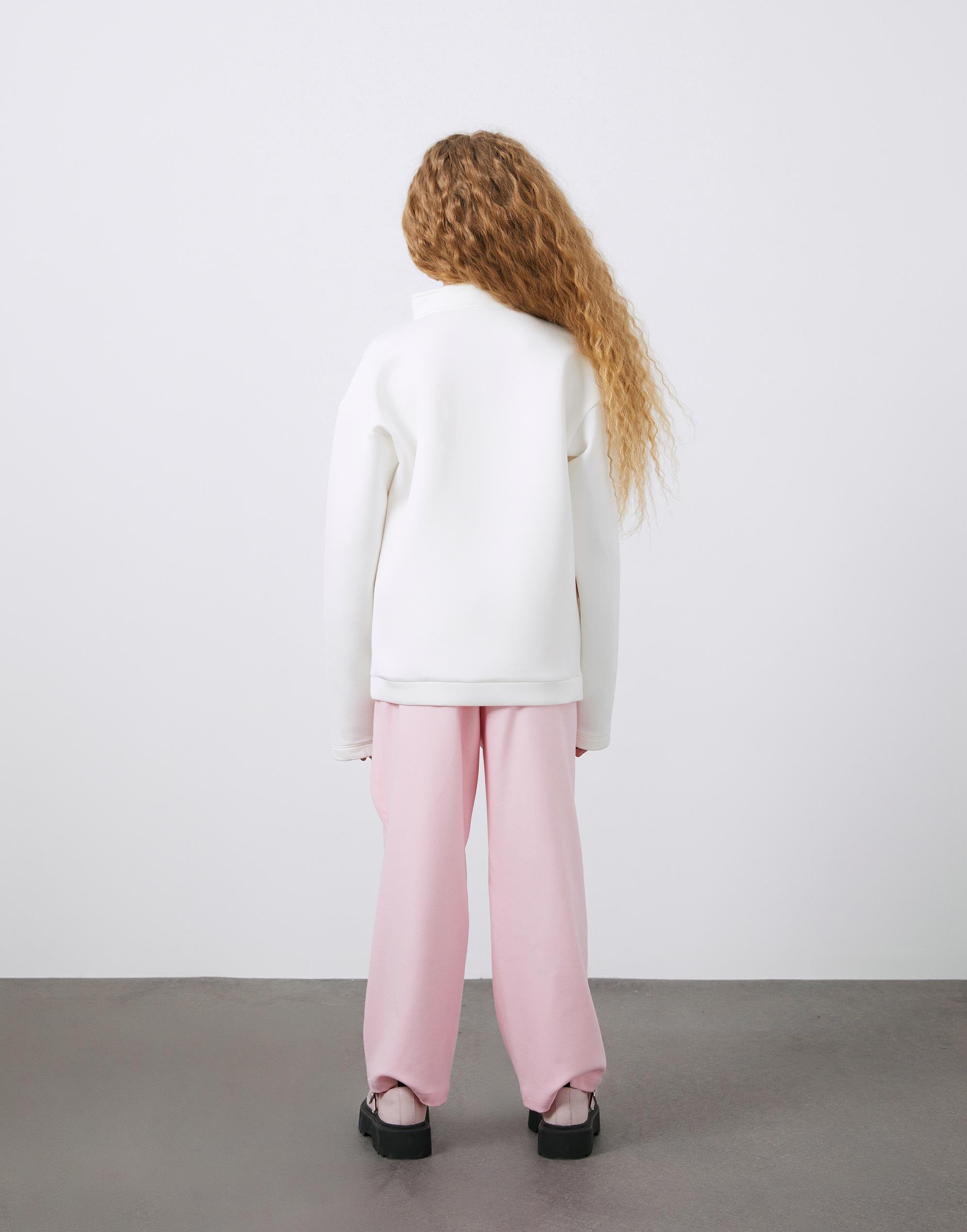 Kup Detaylı Kız Çocuk Sweatshirt - junior, designer dresses, bachelorette, party dresses and graduation dresses.