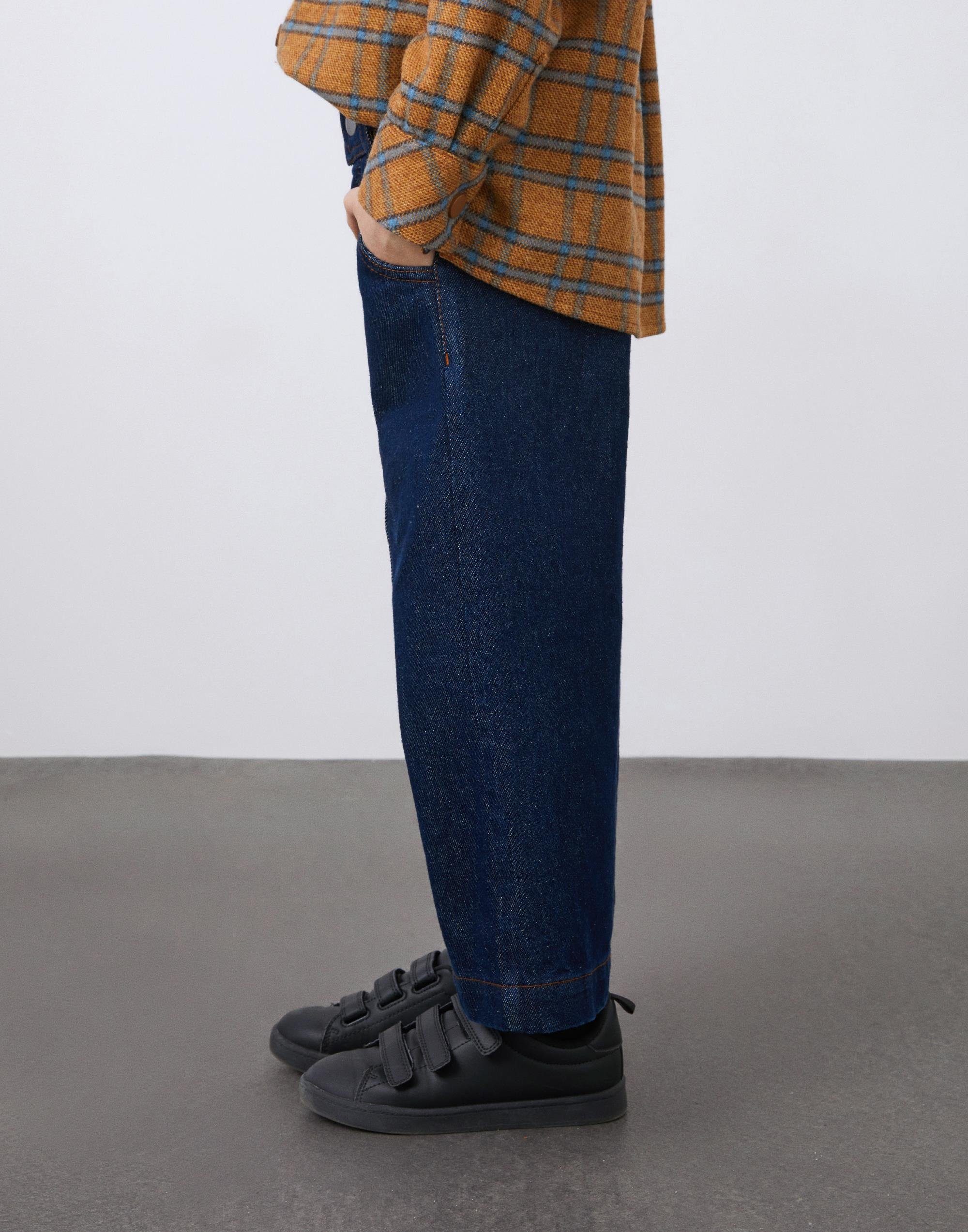 Mavi Bol Paça Erkek Çocuk Jean Pantolon - junior, designer dresses, bachelorette, party dresses and graduation dresses.