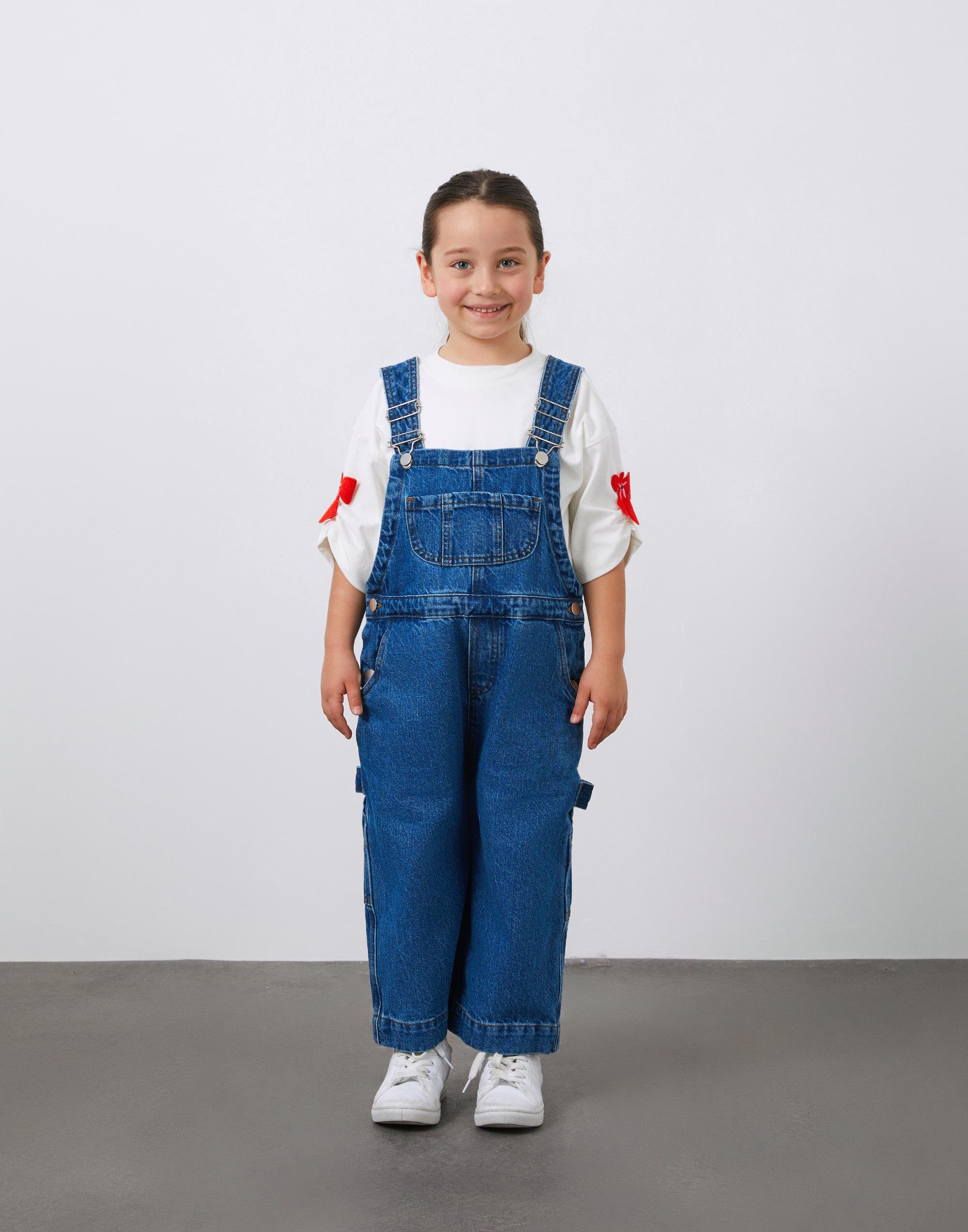 Mavi Jean Kız Çocuk Salopet Tulum - junior, designer dresses, bachelorette, party dresses and graduation dresses.