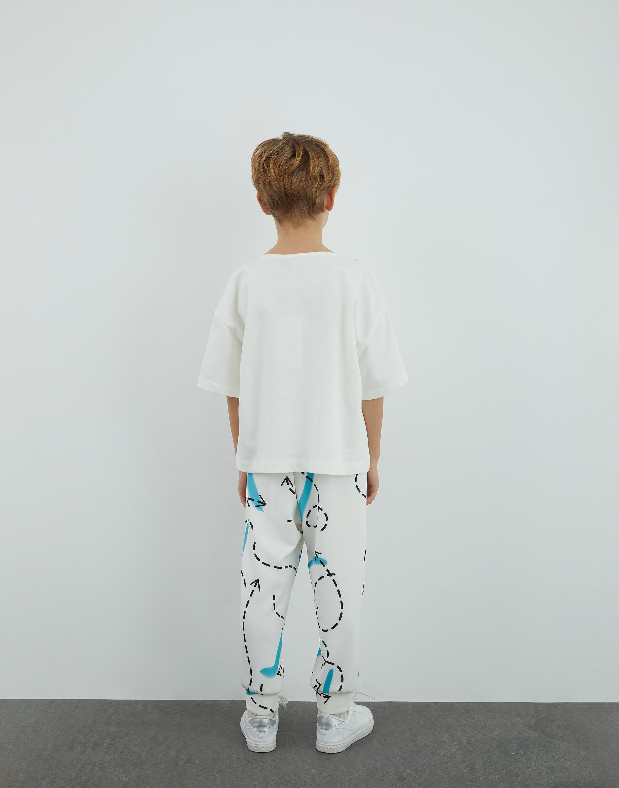 Embroidery Detailed Ecru T Shirt - junior, designer dresses, bachelorette, party dresses and graduation dresses.