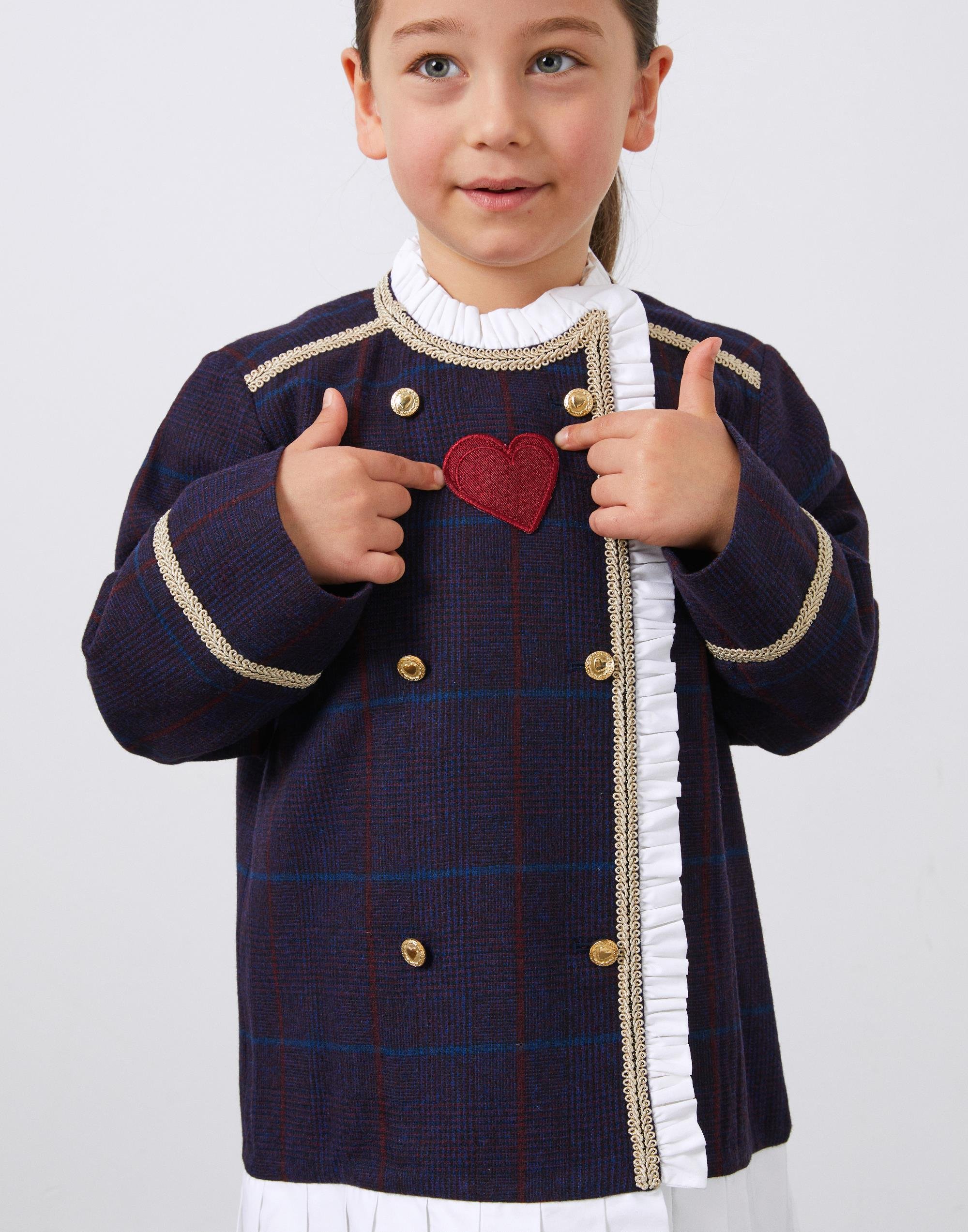 Nakış Detaylı Hakim Yaka Kız Çocuk Pileli Elbise - junior, designer dresses, bachelorette, party dresses and graduation dresses.