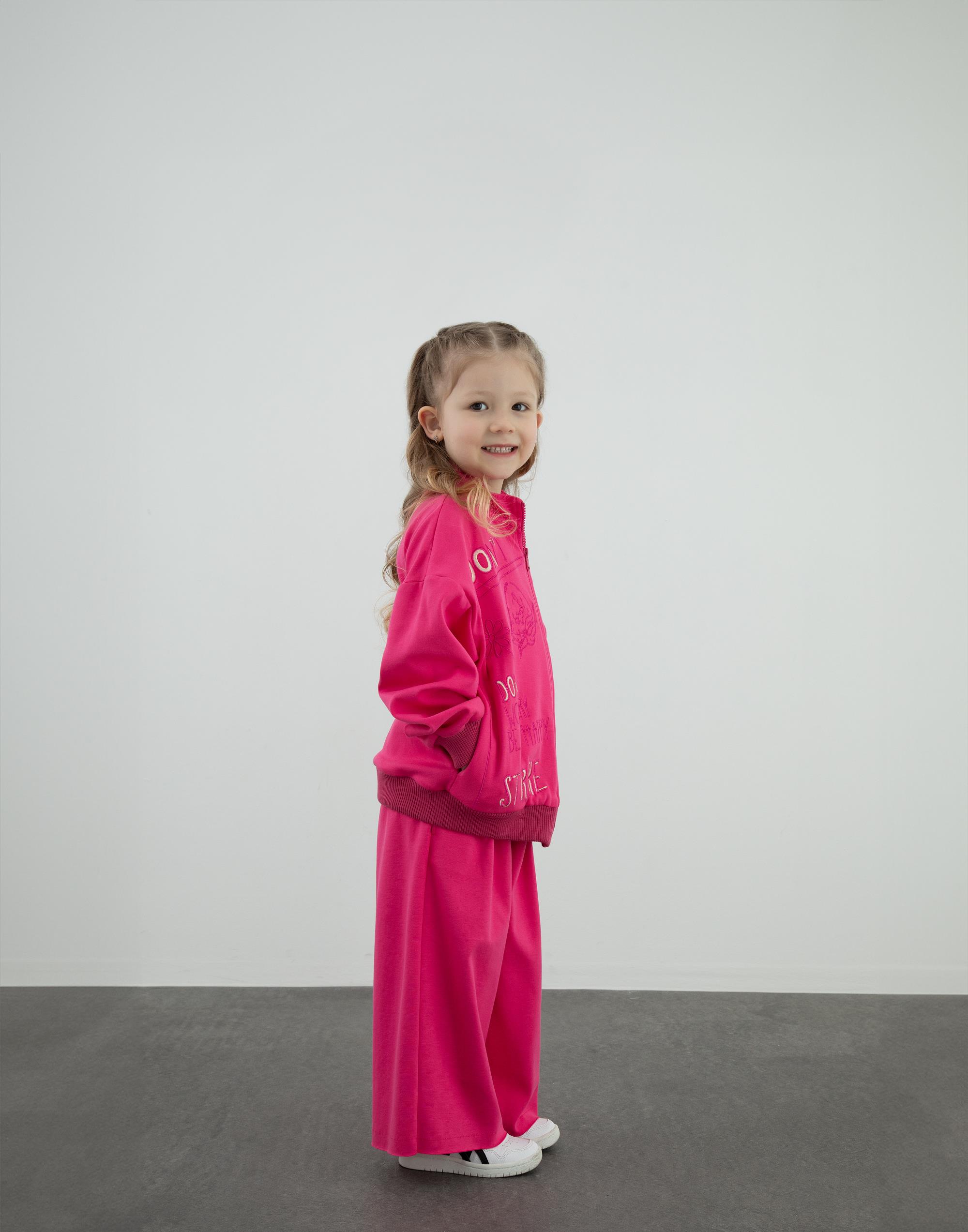 Nakış Detaylı Pembe Spor Ceket - junior, designer dresses, bachelorette, party dresses and graduation dresses.