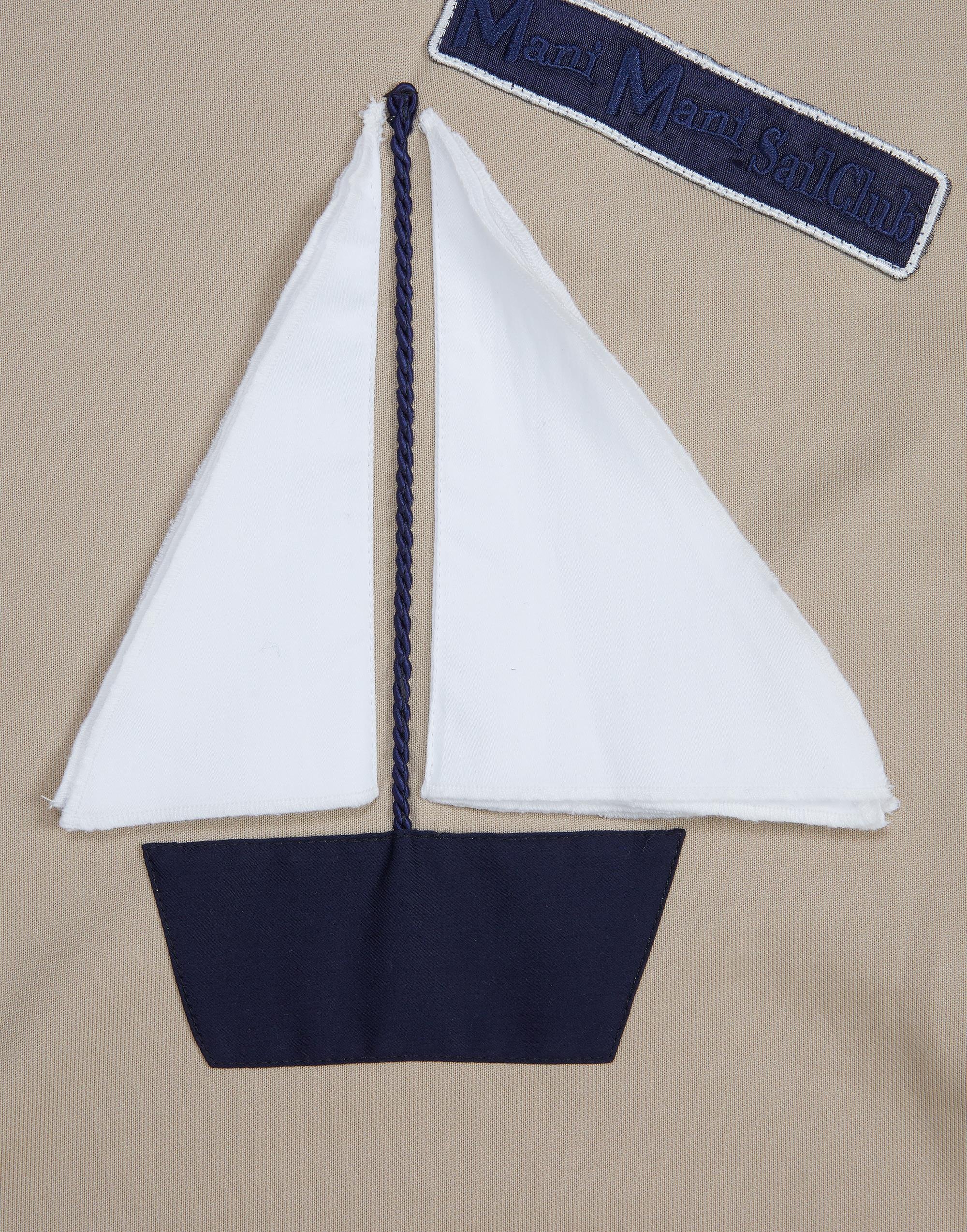 ÖN BEDENİNDE YELKEN DETAYLI T-SHIRT - junior, designer dresses, bachelorette, party dresses and graduation dresses.