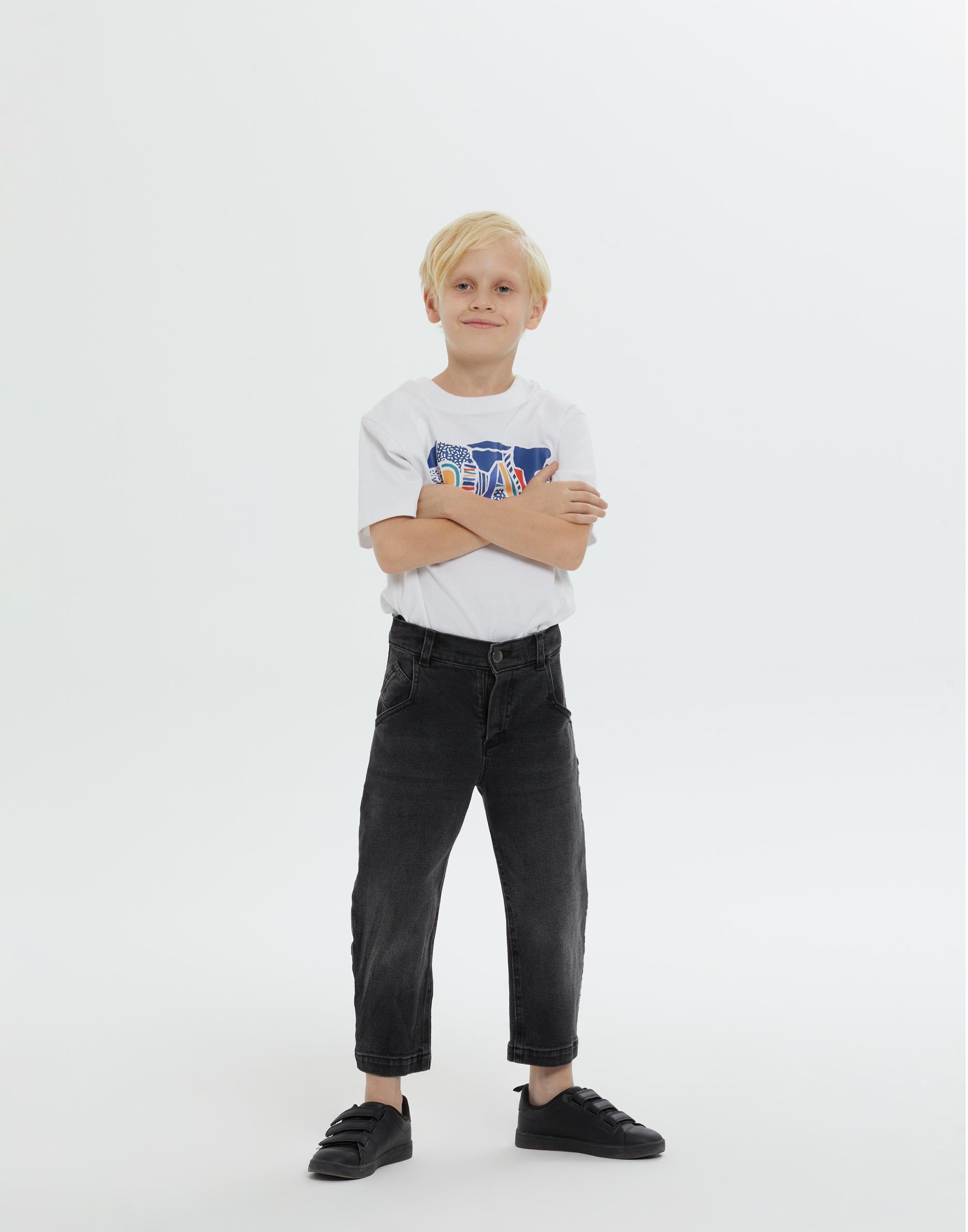 Önde Kibrit Cep Detaylı Yıkamalı Siyah Erkek Çocuk Jean - junior, designer dresses, bachelorette, party dresses and graduation dresses.