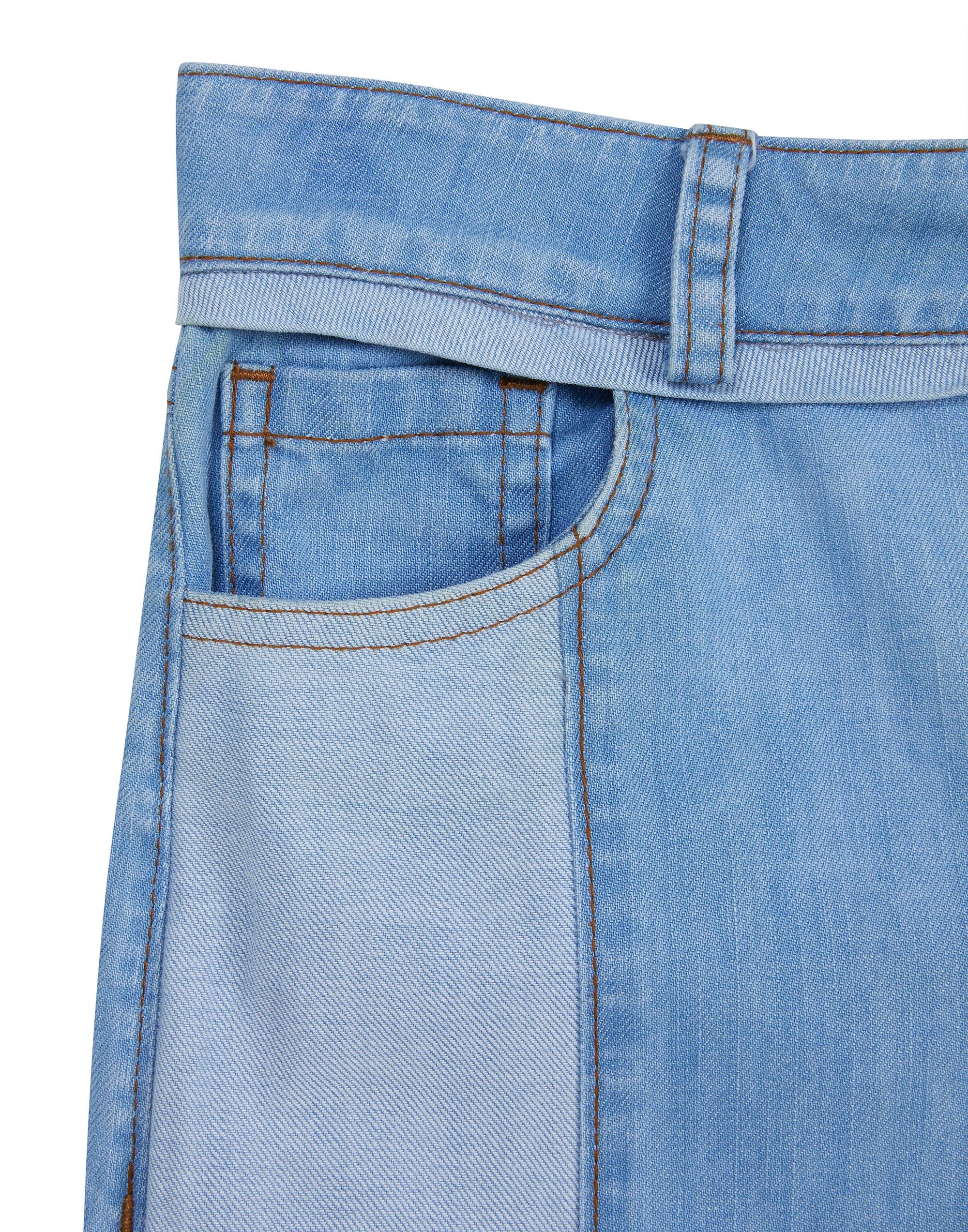 Patchwork Detaylı Jean Şort - junior, designer dresses, bachelorette, party dresses and graduation dresses.