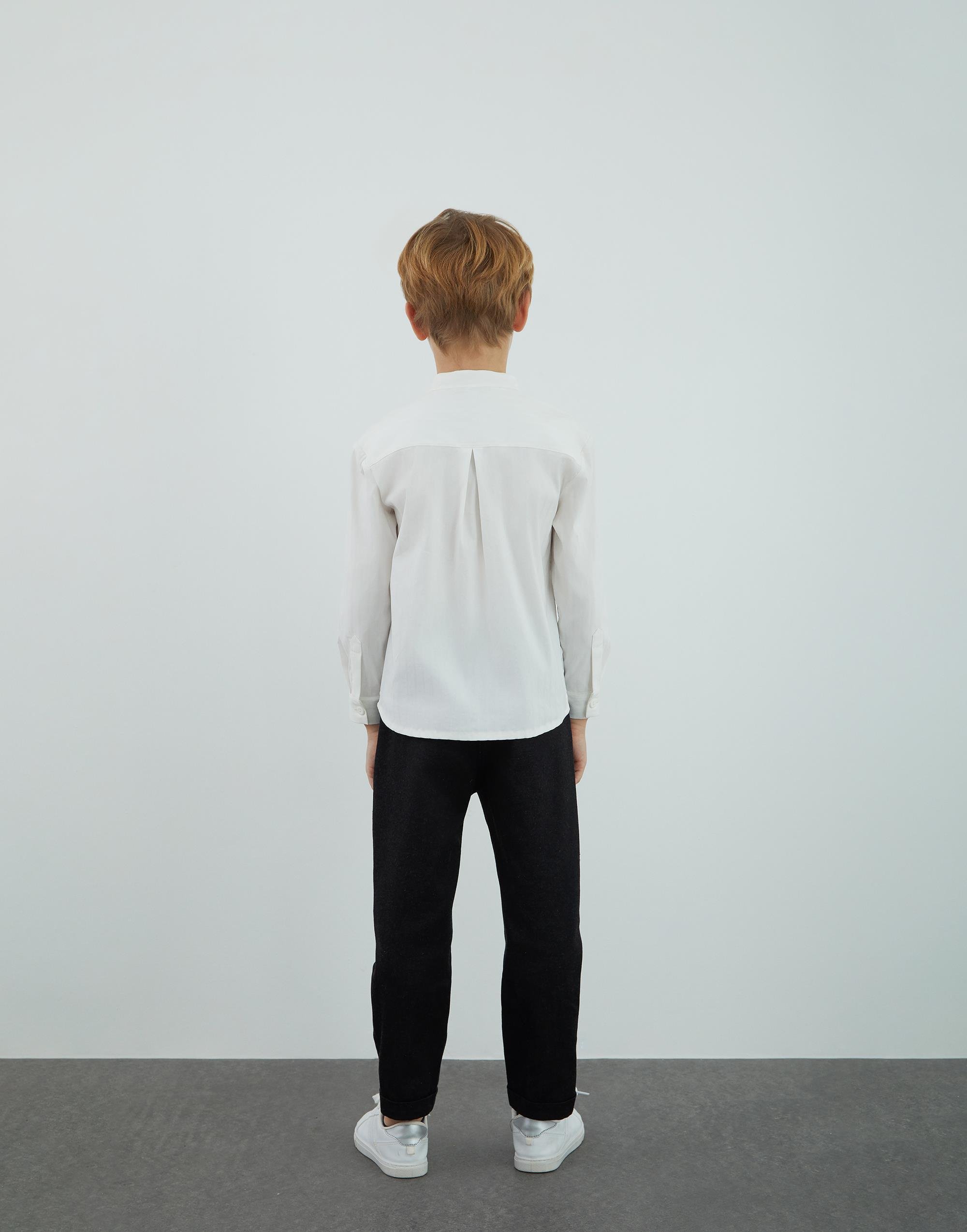 Pili Detaylı Beyaz Gömlek - junior, designer dresses, bachelorette, party dresses and graduation dresses.