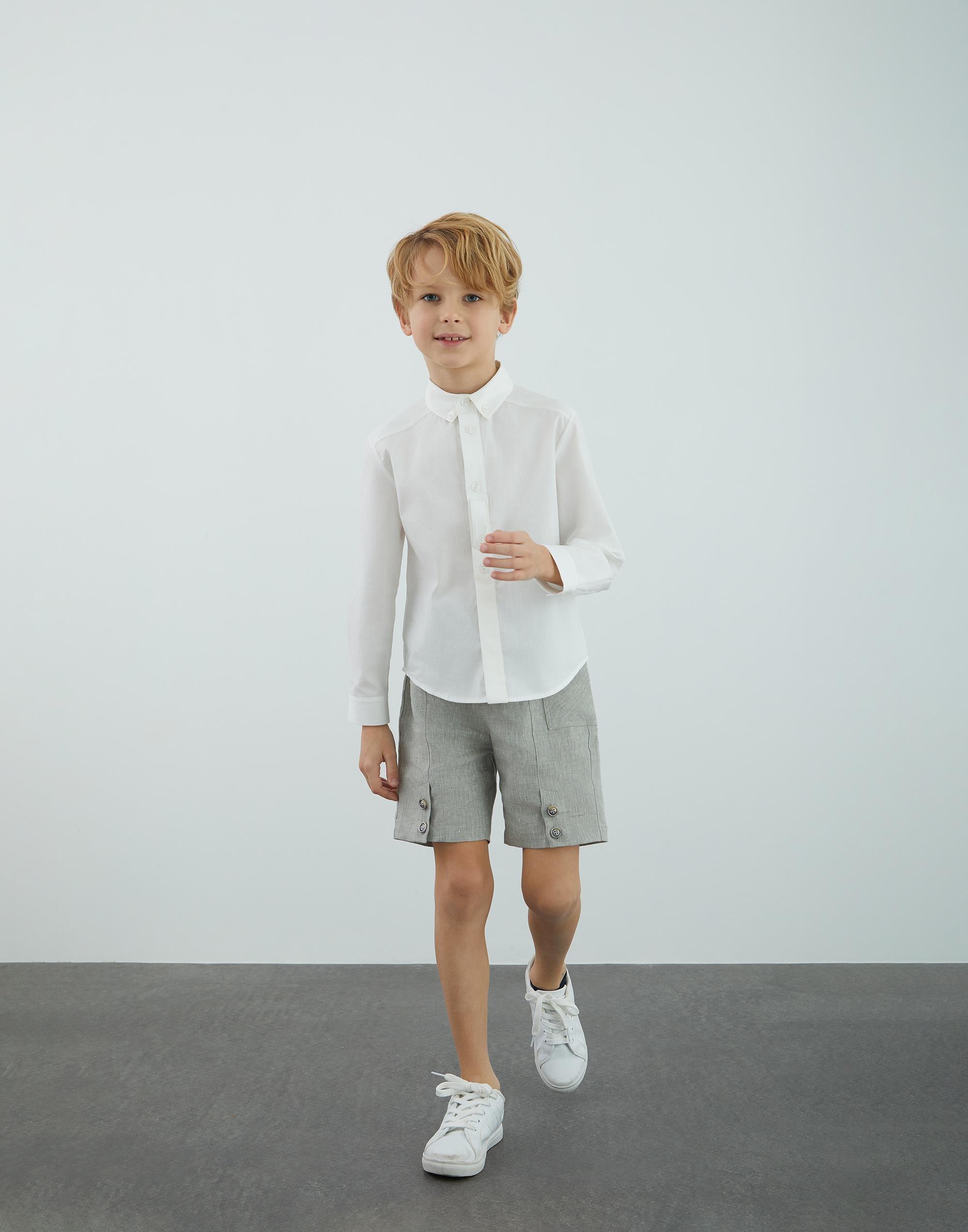 Poplin Beyaz Gömlek - junior, designer dresses, bachelorette, party dresses and graduation dresses.