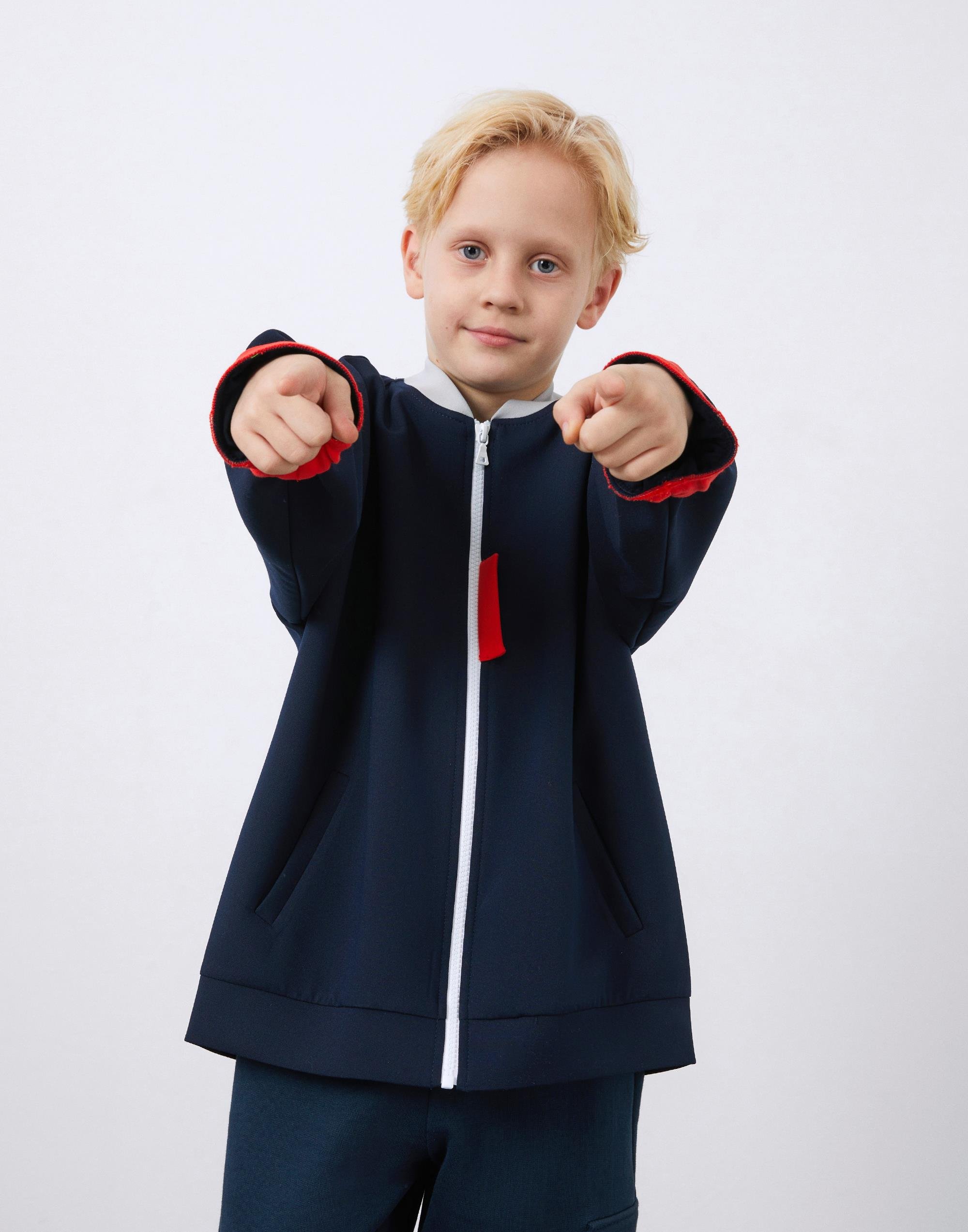 Renkli Garni Detaylı Lacivert Bomber Ceket - junior, designer dresses, bachelorette, party dresses and graduation dresses.