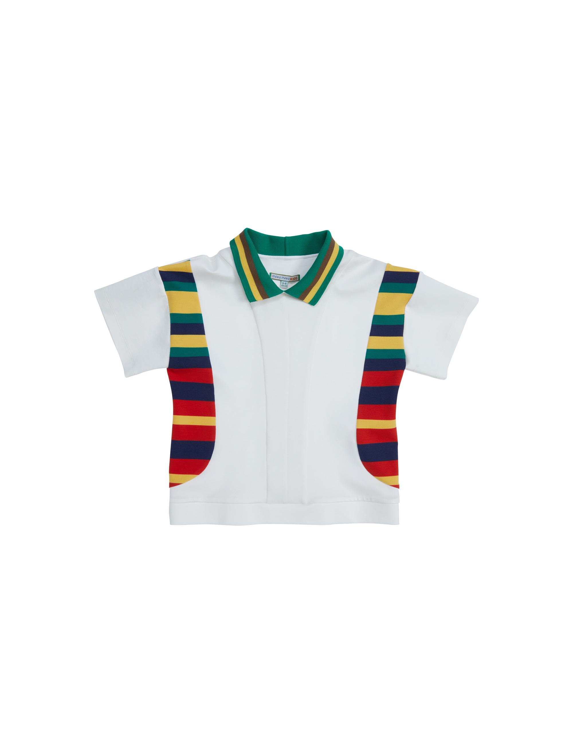 Triko Polo Yakalı Çizgili T-Shirt - junior, designer dresses, bachelorette, party dresses and graduation dresses.