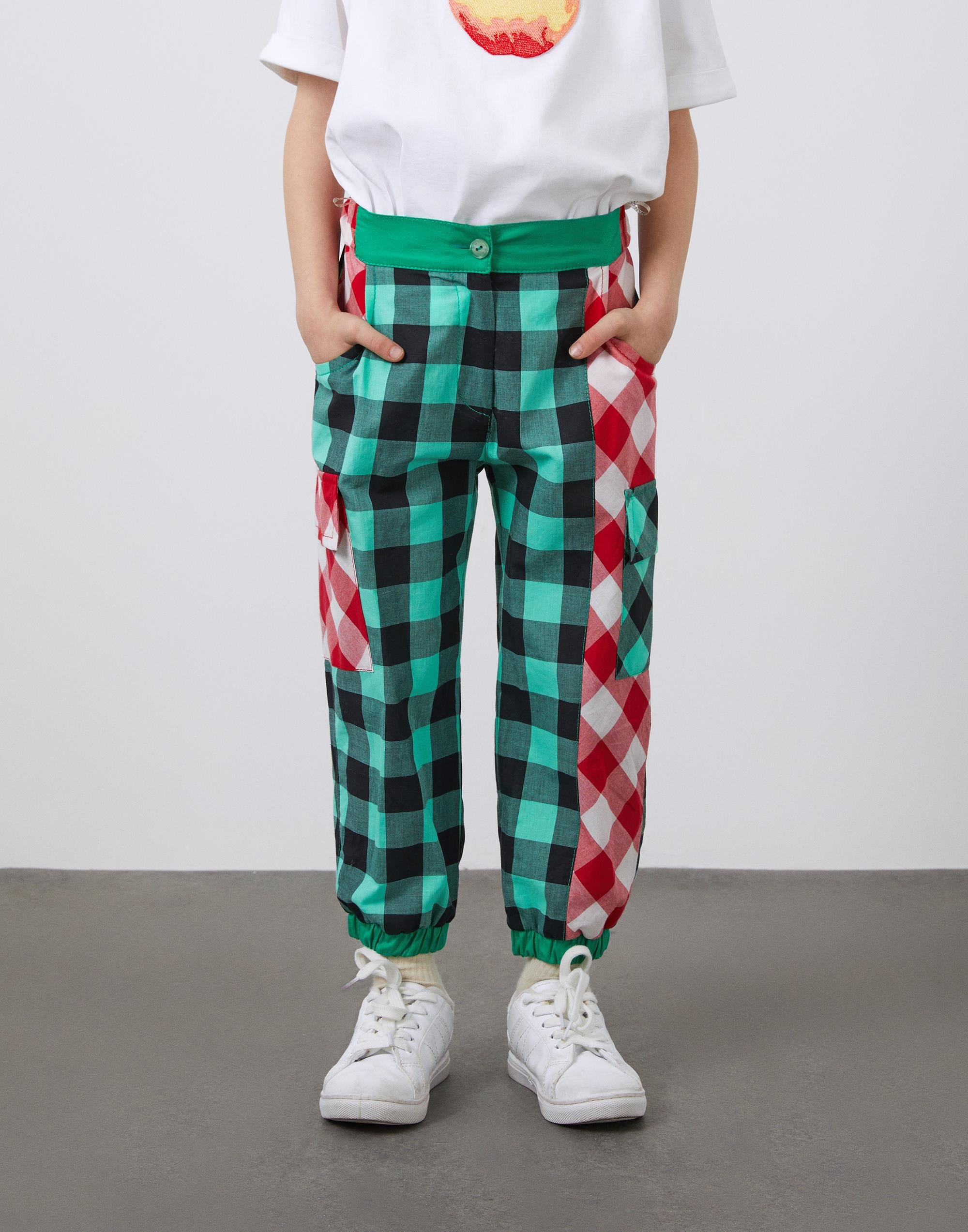 Triko ve Aplike Detaylı Kız Çocuk Kadife Pantolon - junior, designer dresses, bachelorette, party dresses and graduation dresses.