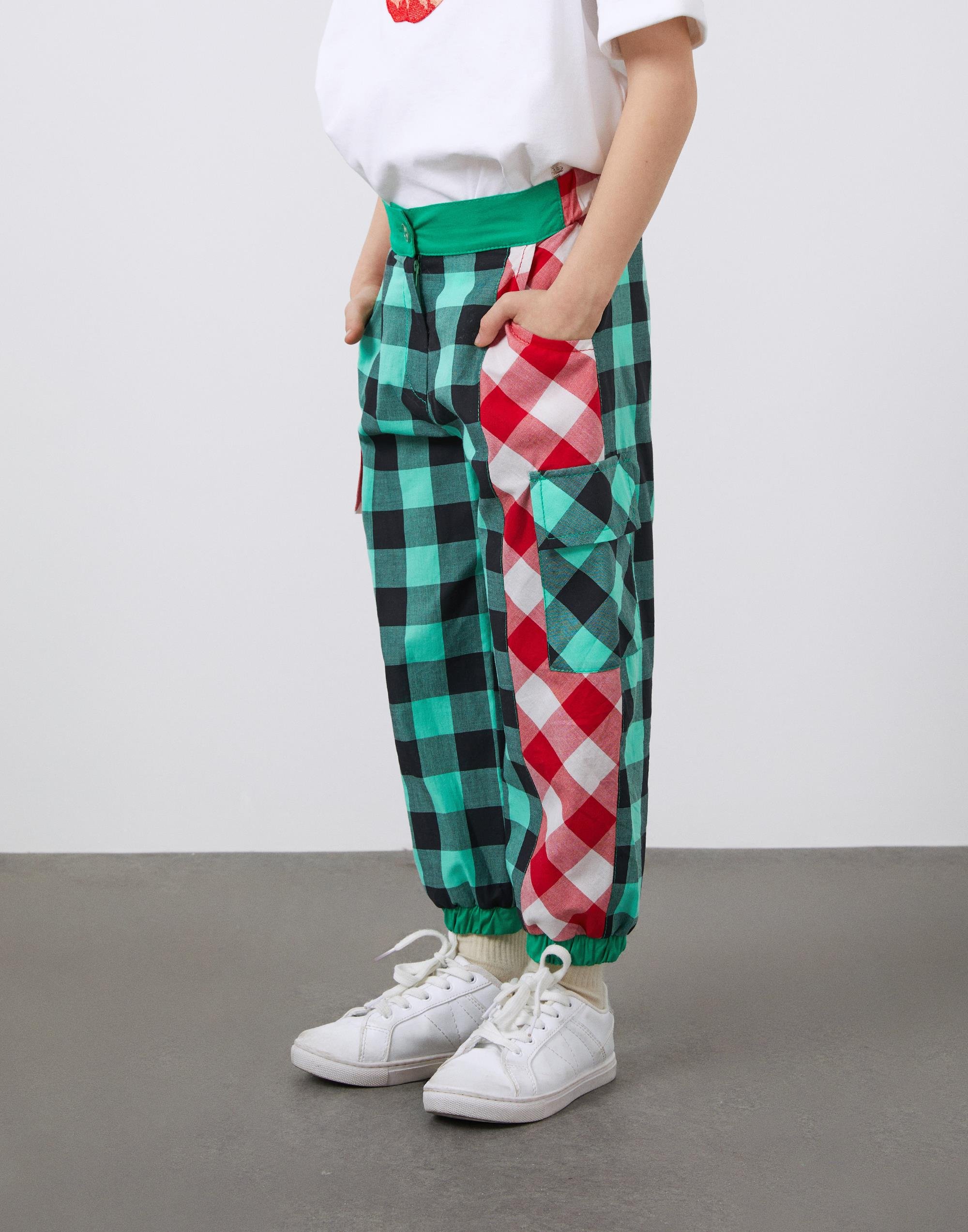 Triko ve Aplike Detaylı Kız Çocuk Kadife Pantolon - junior, designer dresses, bachelorette, party dresses and graduation dresses.