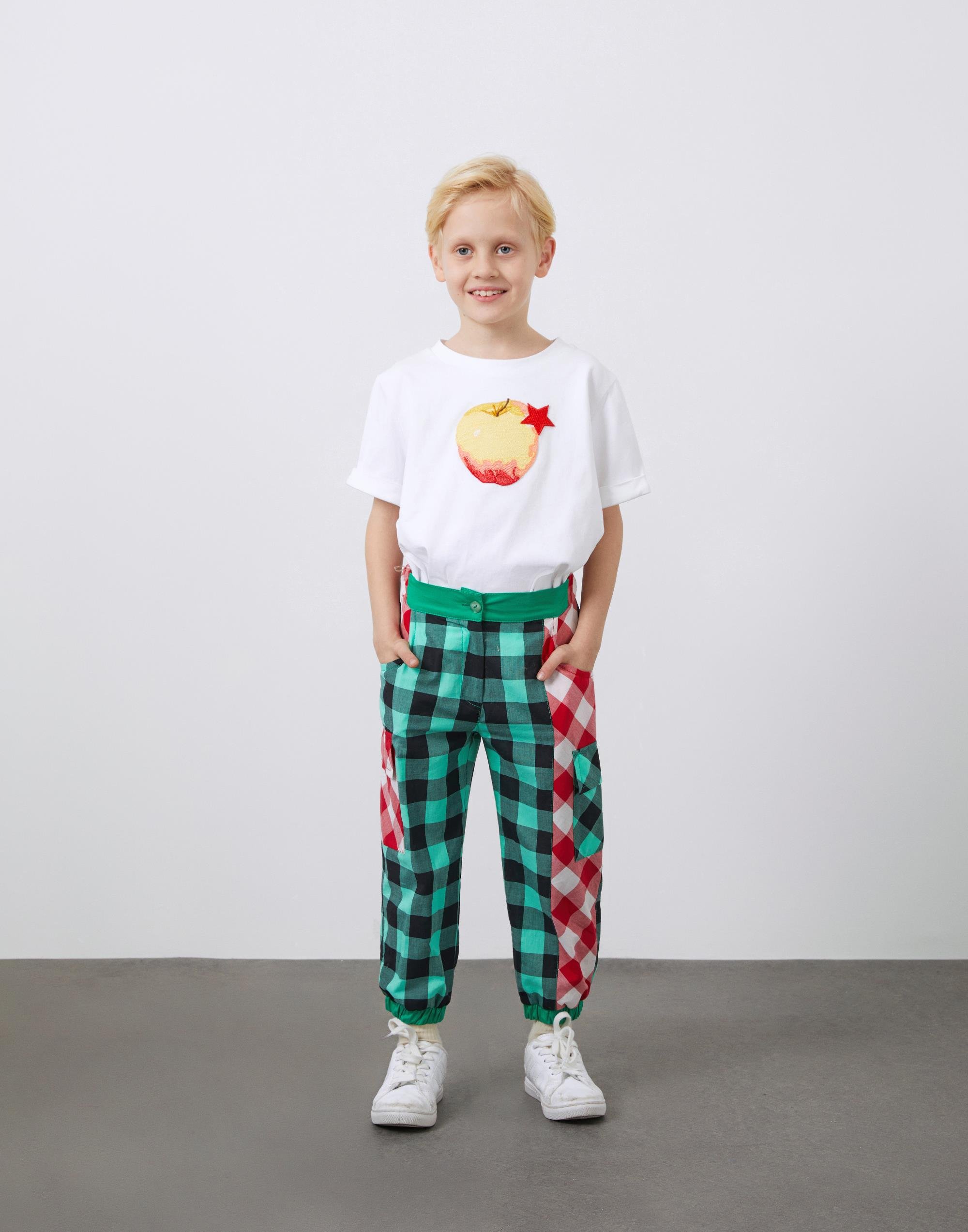 Triko ve Aplike Detaylı Kız Çocuk Kadife Pantolon - junior, designer dresses, bachelorette, party dresses and graduation dresses.