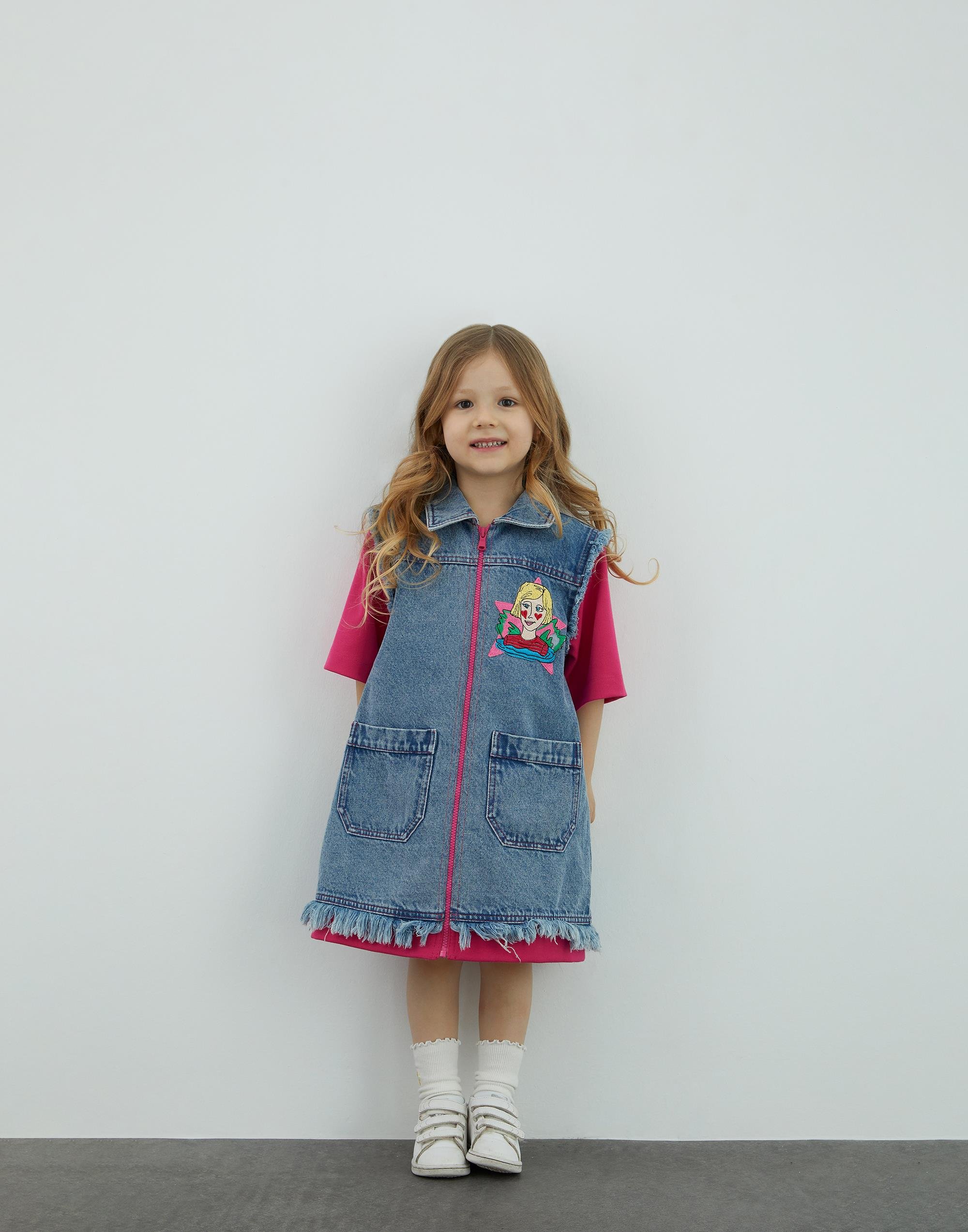 Tshirt Detaylı Jean Mavi Gömlek Elbise - junior, designer dresses, bachelorette, party dresses and graduation dresses.
