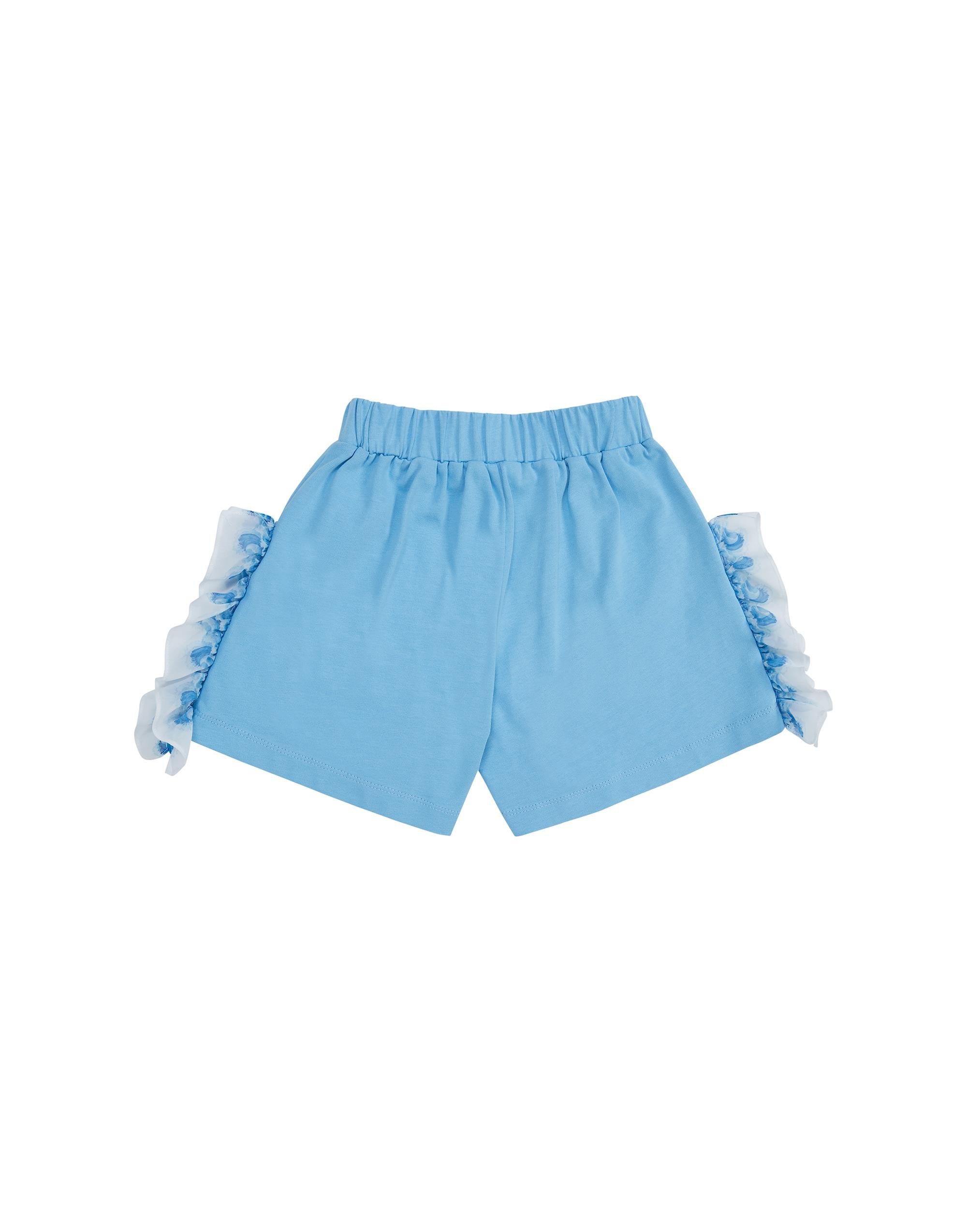 YAN TARAFLARI ŞİFON DALGA DESENLİ KISA ŞORT - junior, designer dresses, bachelorette, party dresses and graduation dresses.