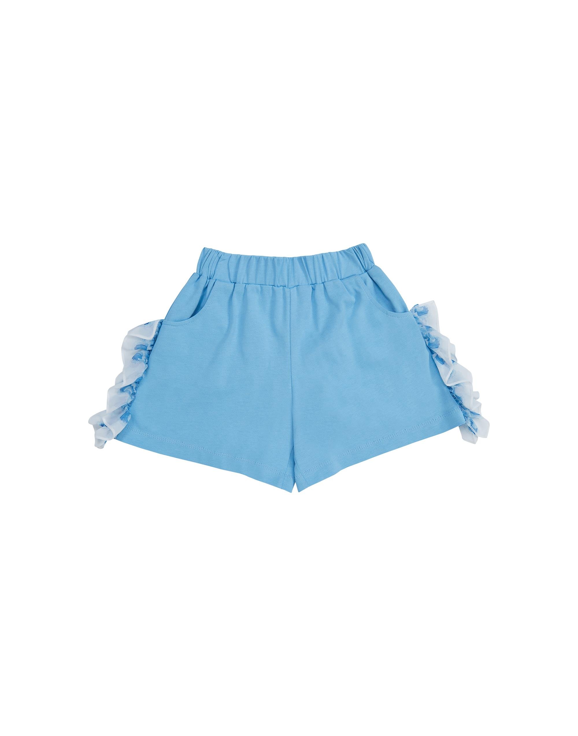 YAN TARAFLARI ŞİFON DALGA DESENLİ KISA ŞORT - junior, designer dresses, bachelorette, party dresses and graduation dresses.